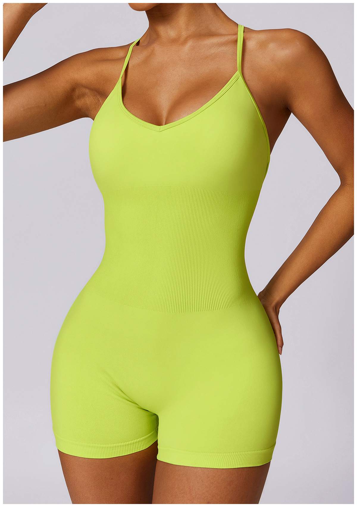 Hollow-out Beautiful Back Seamless Yoga Jumpsuit