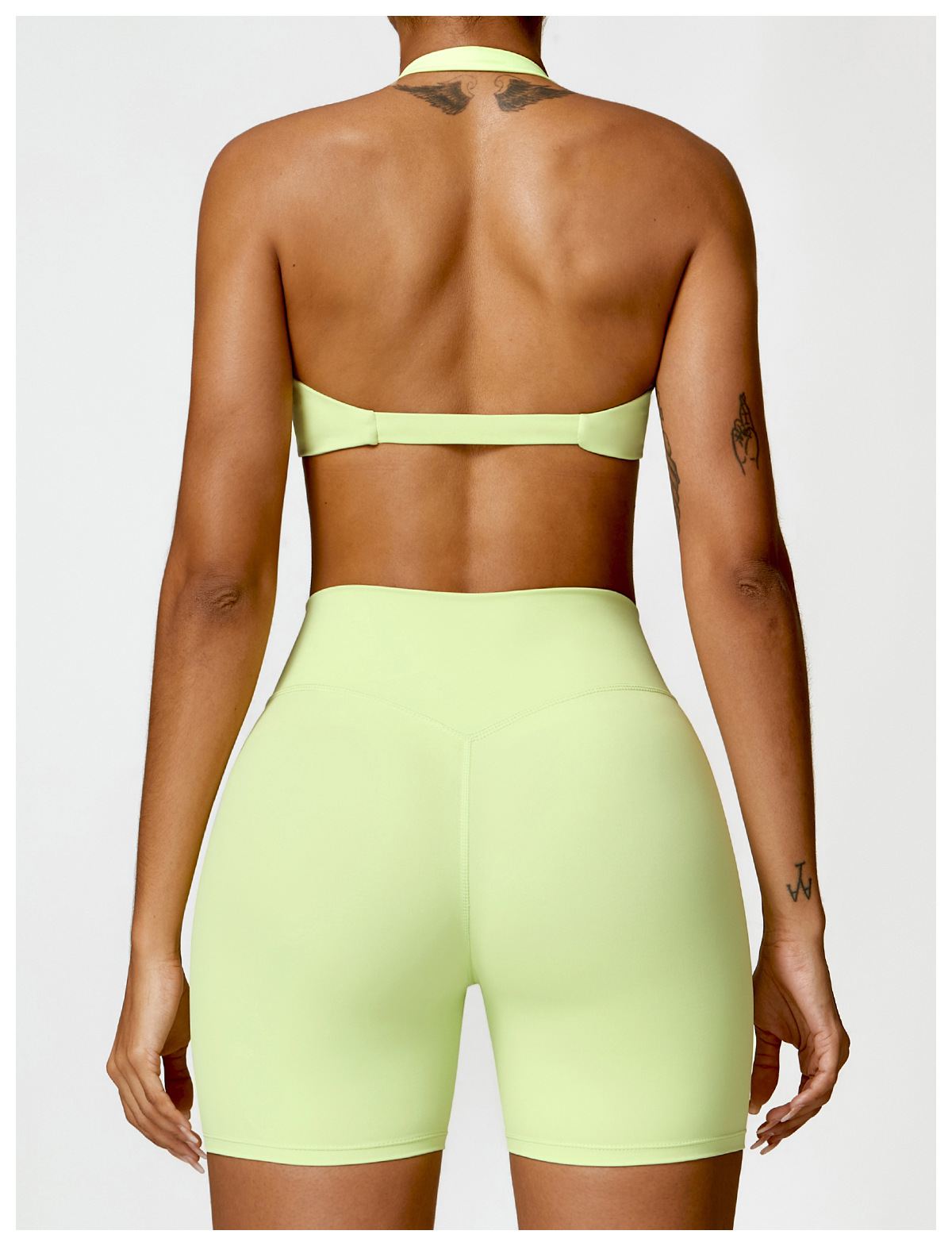 Halter Neck Twist Sports bra