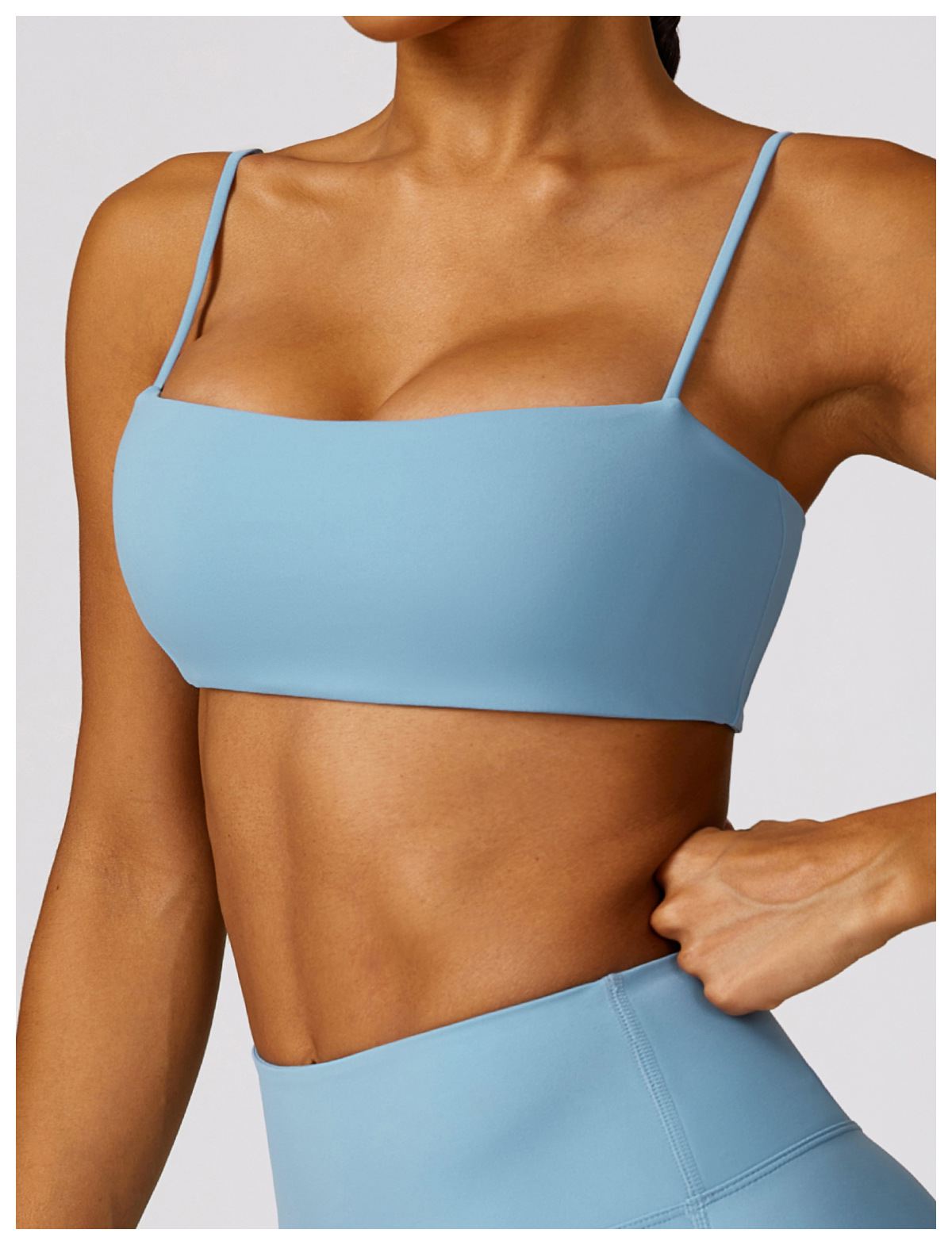 Strip Quick-Drying Sports Bra