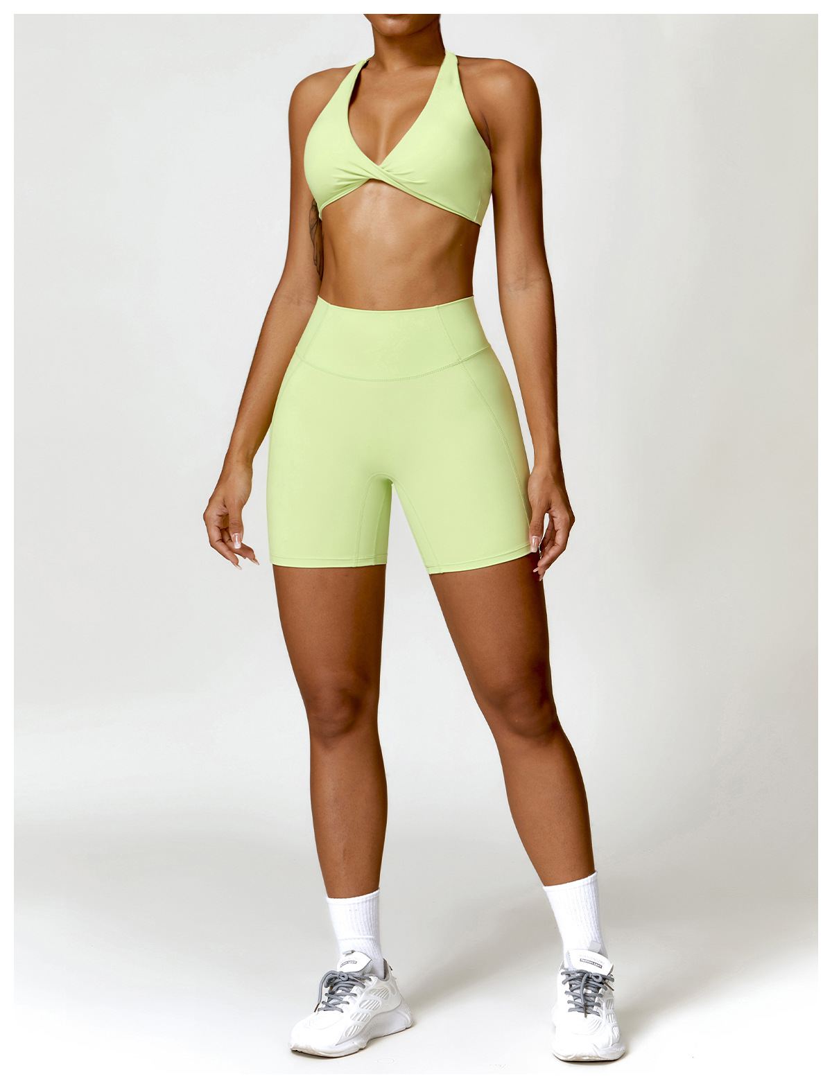 High-Waist Yoga Sports Shorts