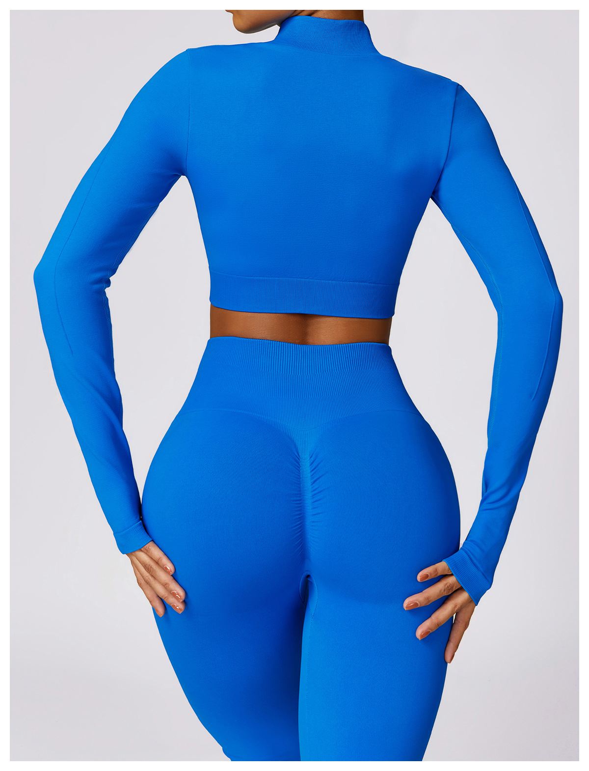 Hight-Waist Seamless Flare Leggings