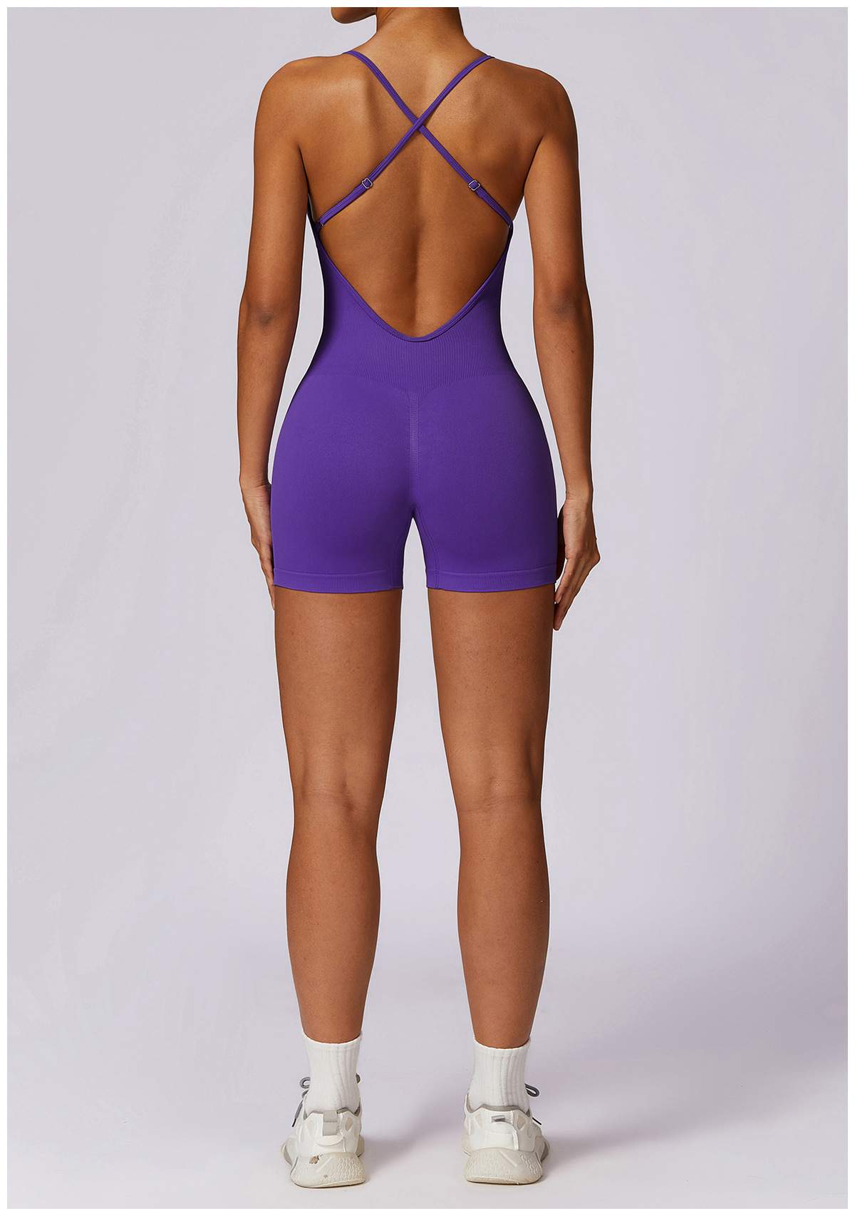 Hollow-out Beautiful Back Seamless Yoga Jumpsuit