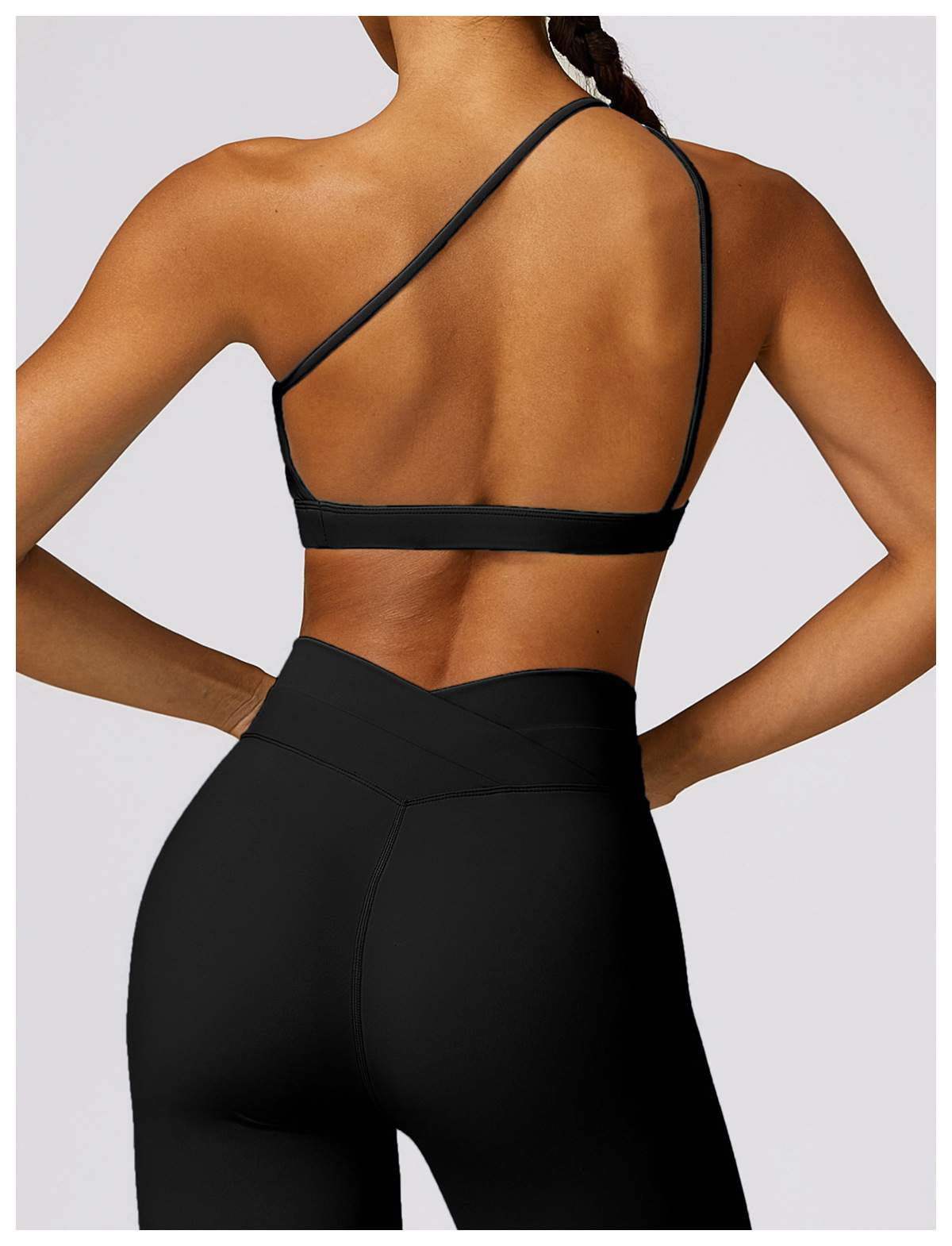 One Shoulder Quick Drying Sports Bra