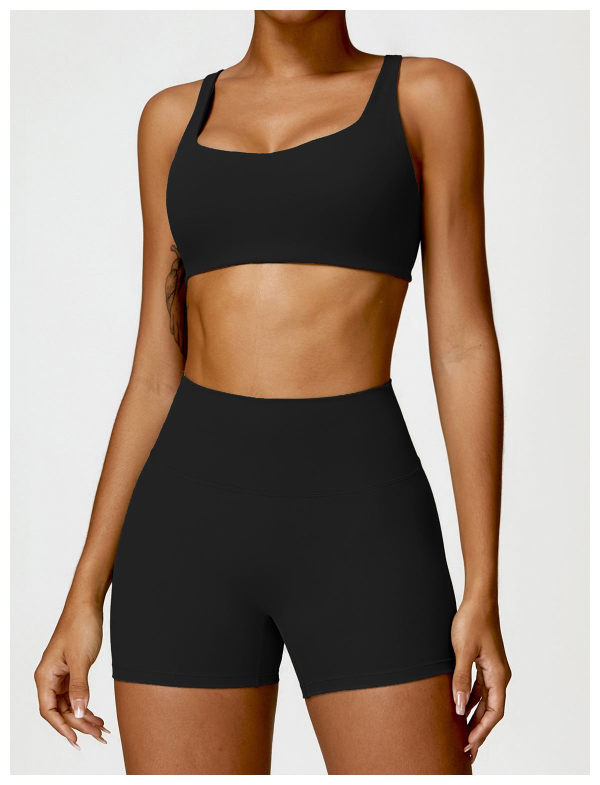 Yoga Sets Running Sports Bra + Shorts  Running sports bra, Sports bra  shorts, Yoga sports bra
