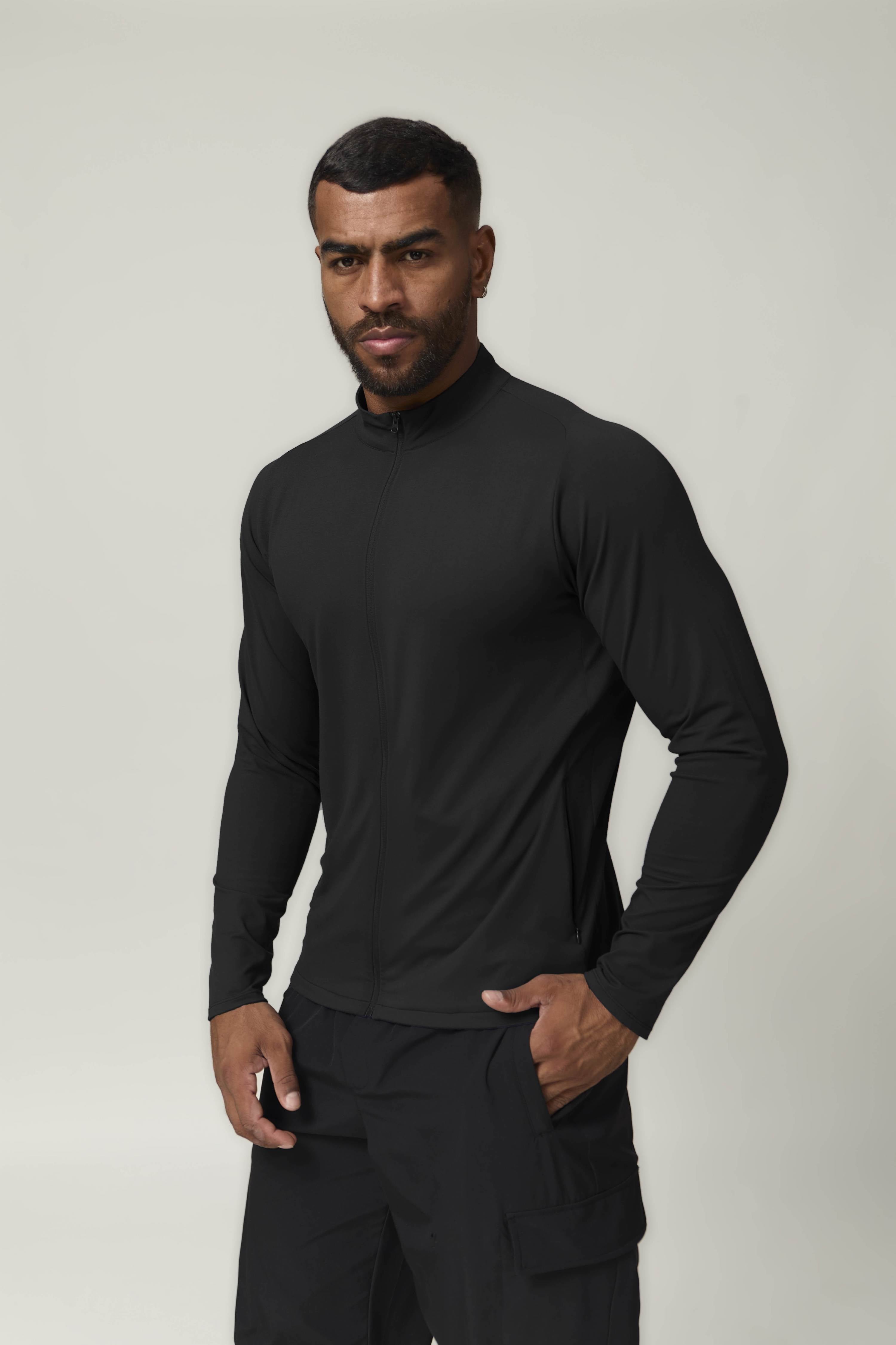 Men's Stand-Collar Sports & Fitness Jacket