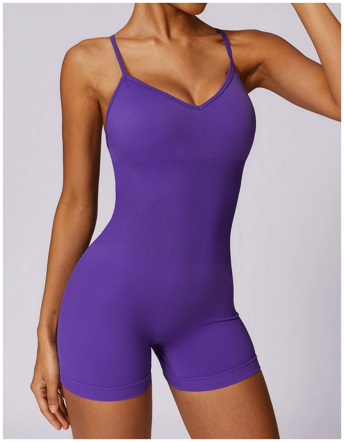 Hollow-out Beautiful Back Seamless Yoga Jumpsuit