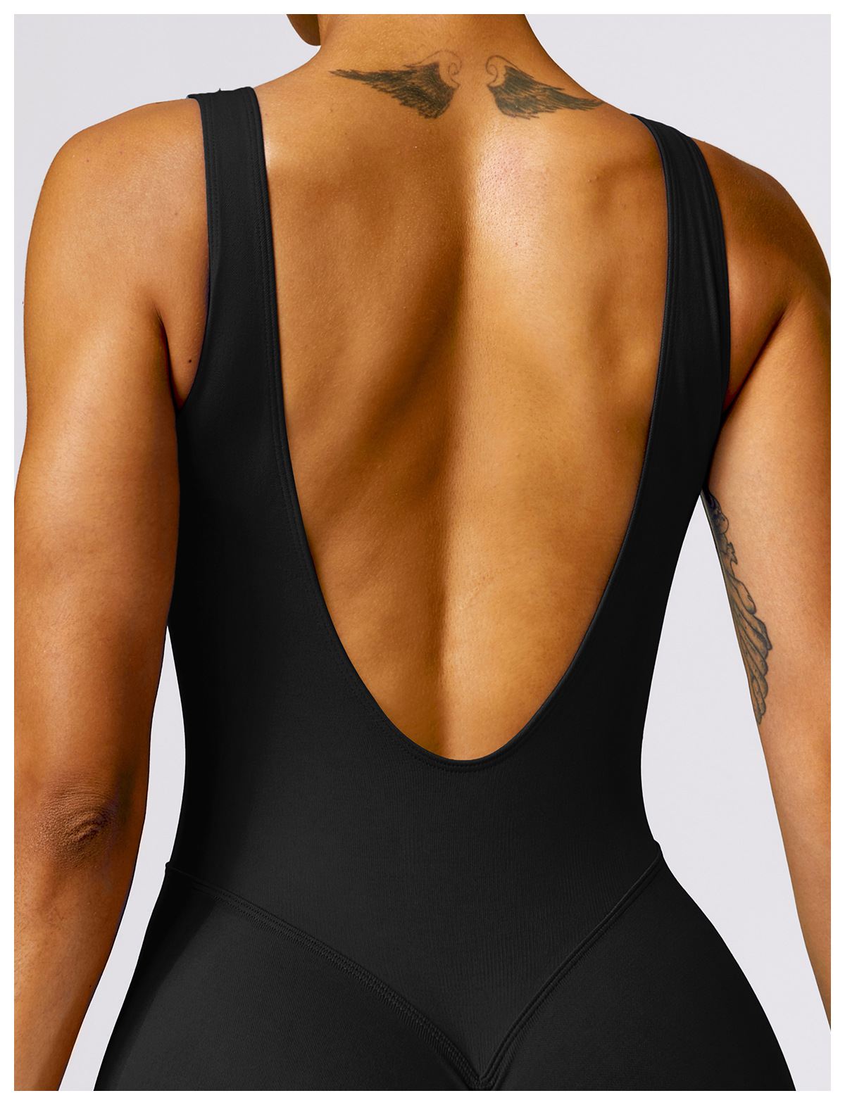 V Back Butt Lifting Jumpsuit