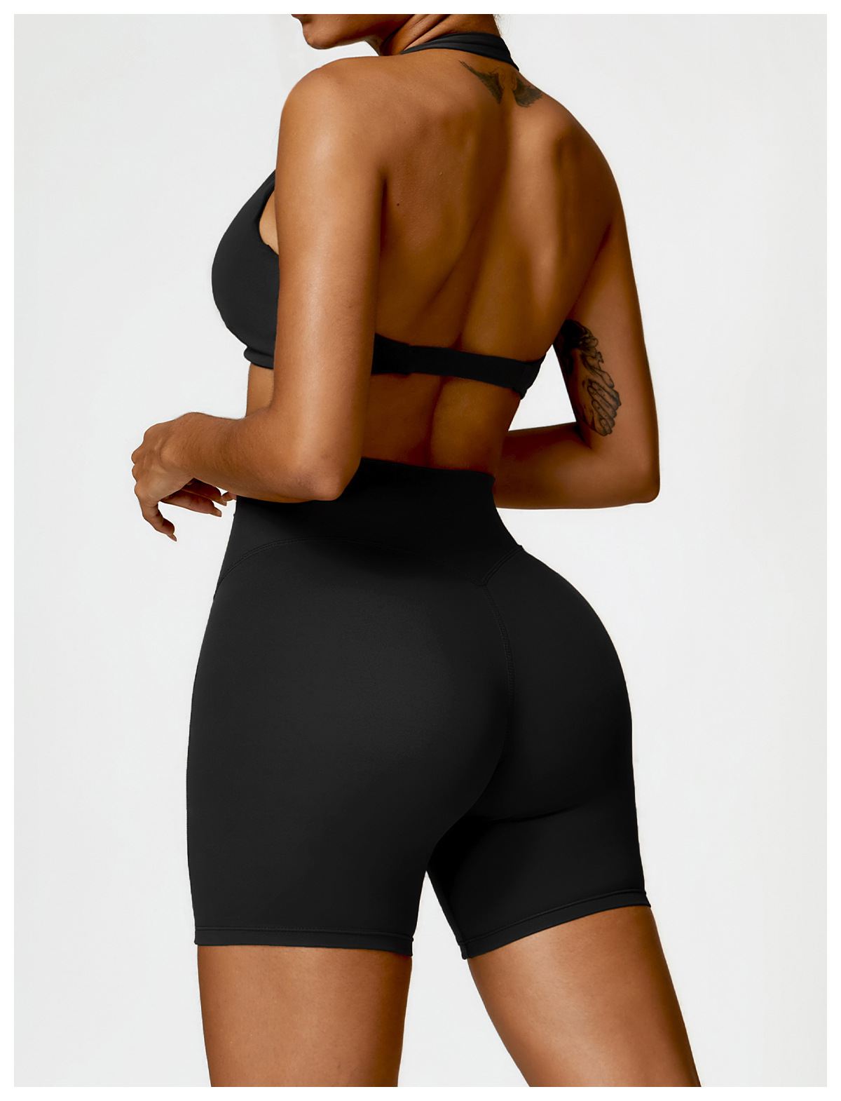 High-Waist Yoga Sports Shorts