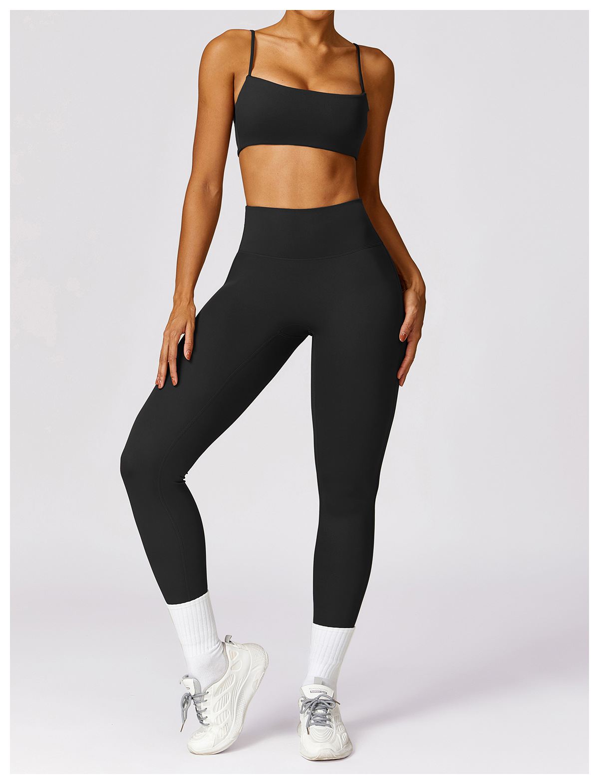 Strip Quick-Drying Sports Bra