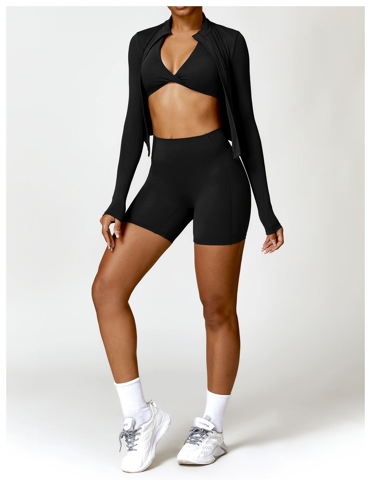 High-Waist Yoga Sports Shorts