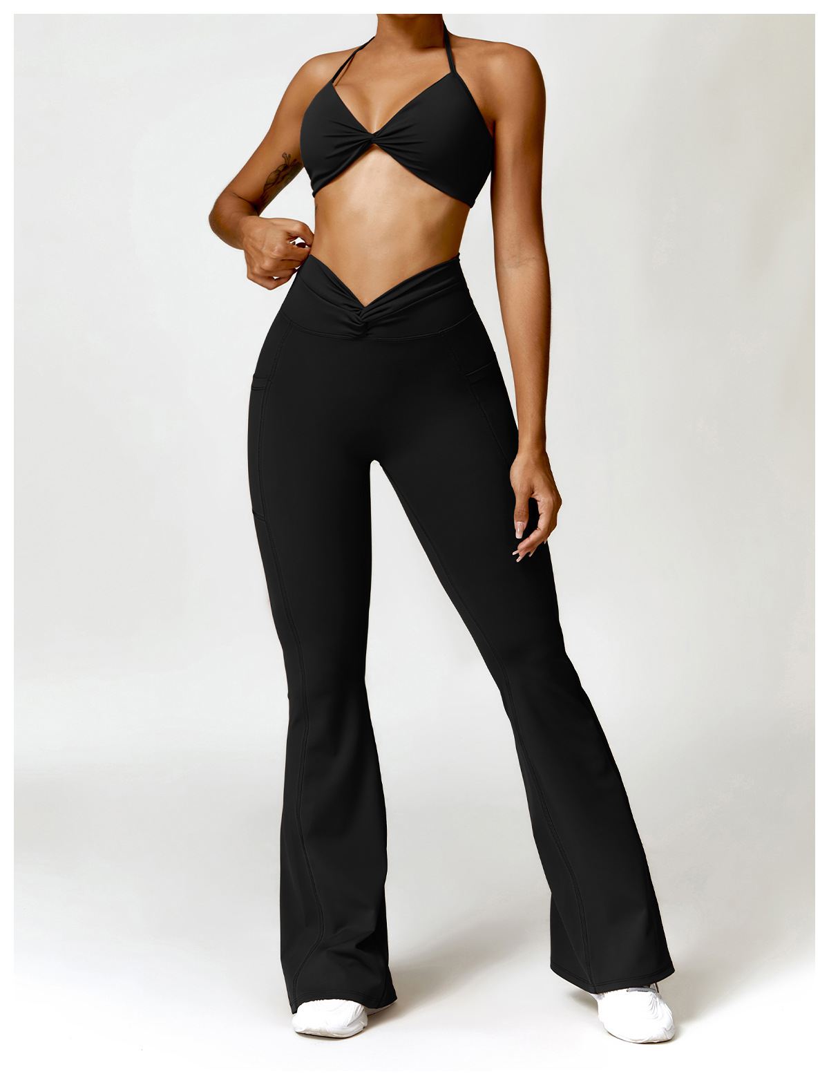 High-Waist Flare Leggings