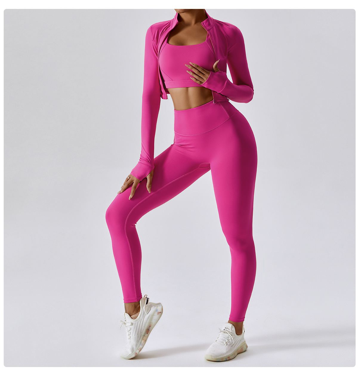 Outdoor Sports Tight Yoga Clothing Leggings Set