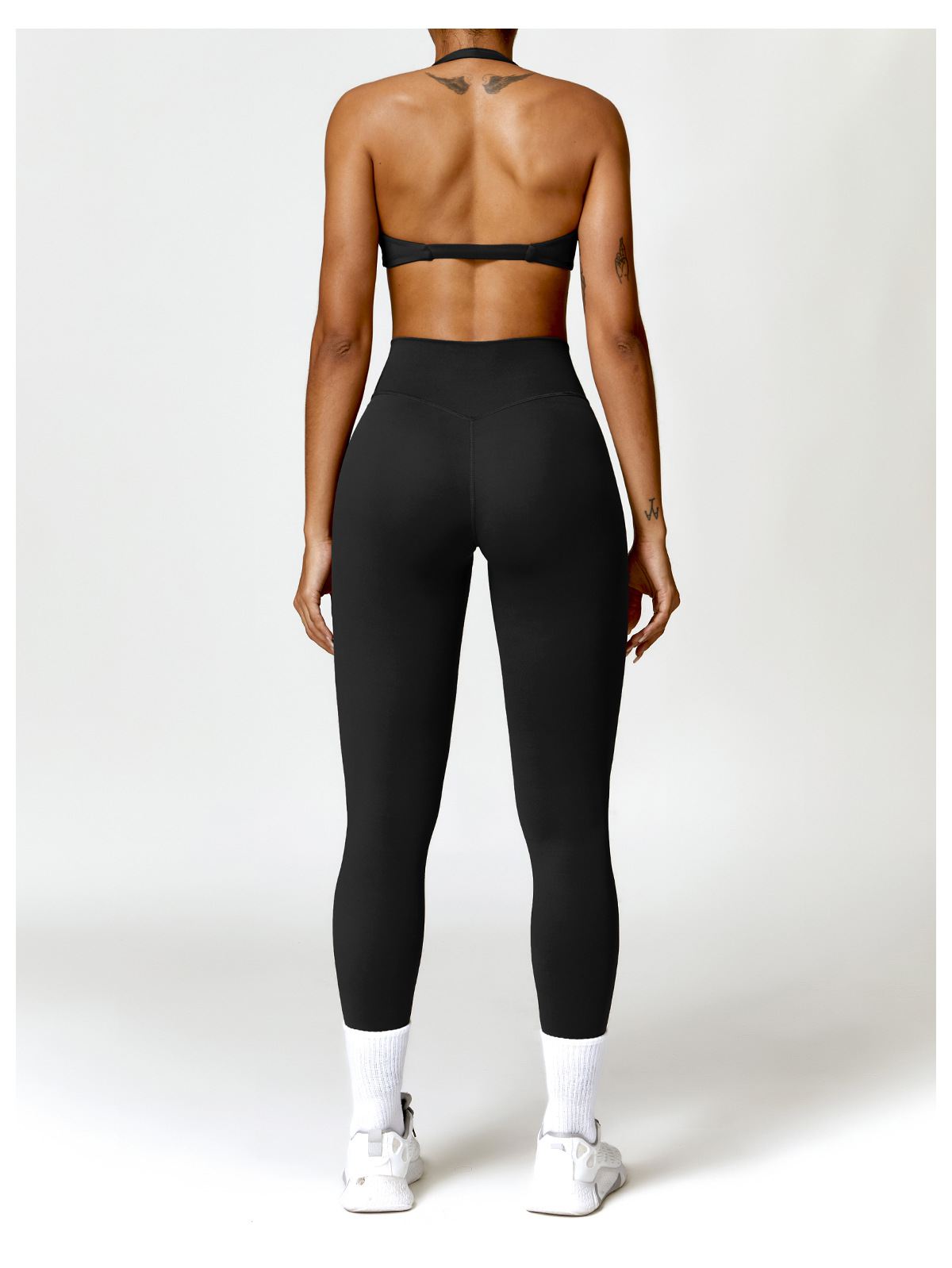 Halter Neck Twist Sports bra