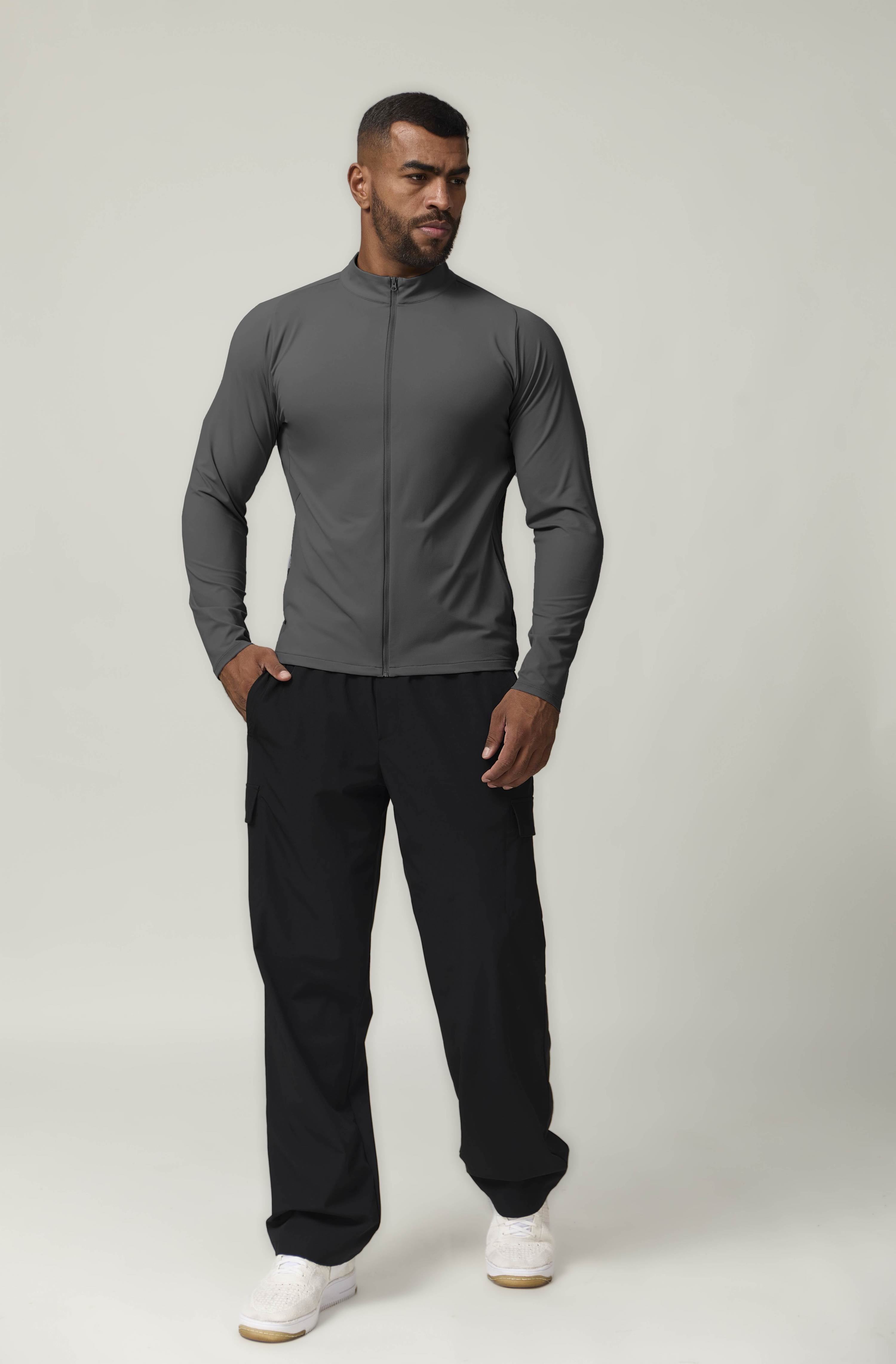 Men's Stand-Collar Sports & Fitness Jacket