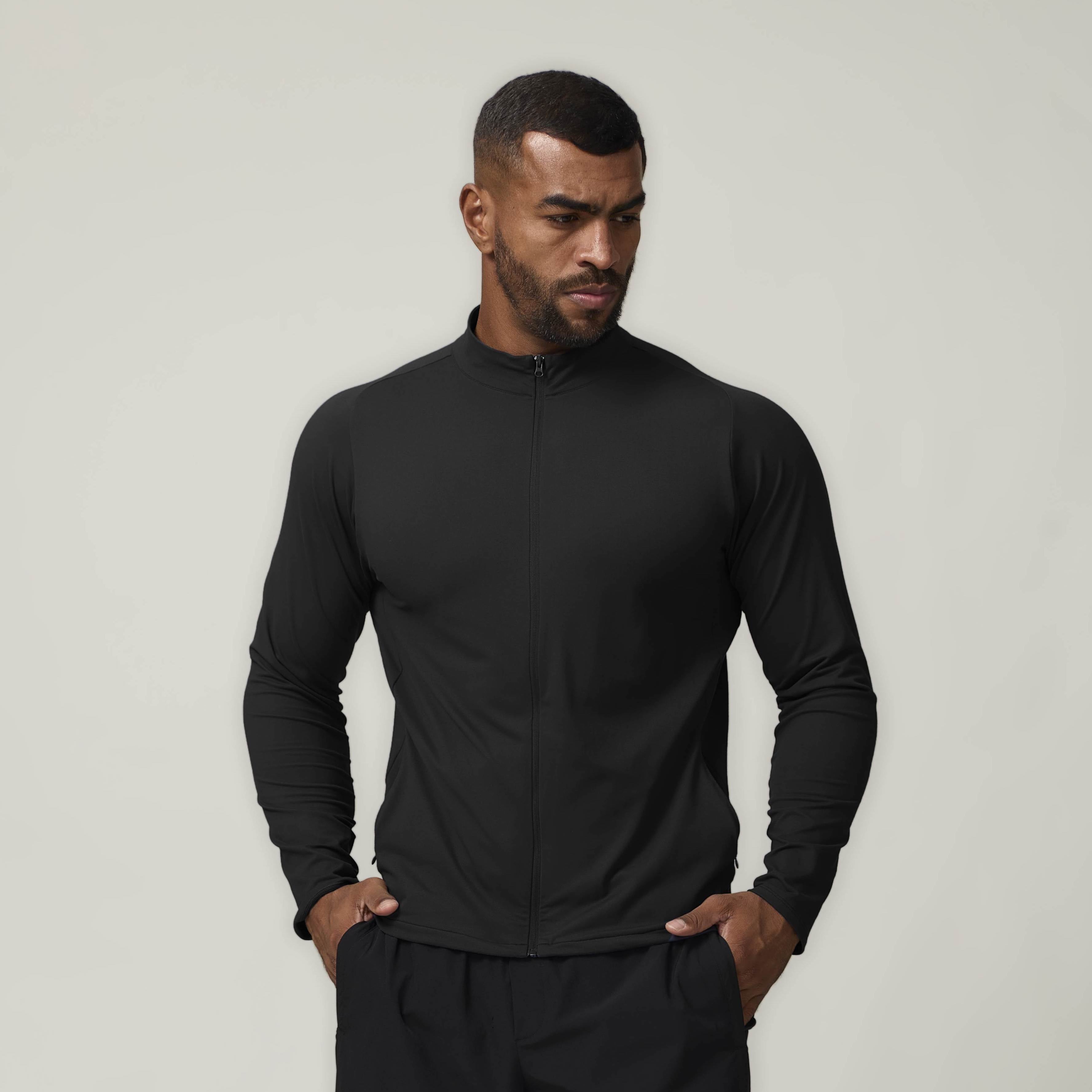 Men's Stand-Collar Sports & Fitness Jacket