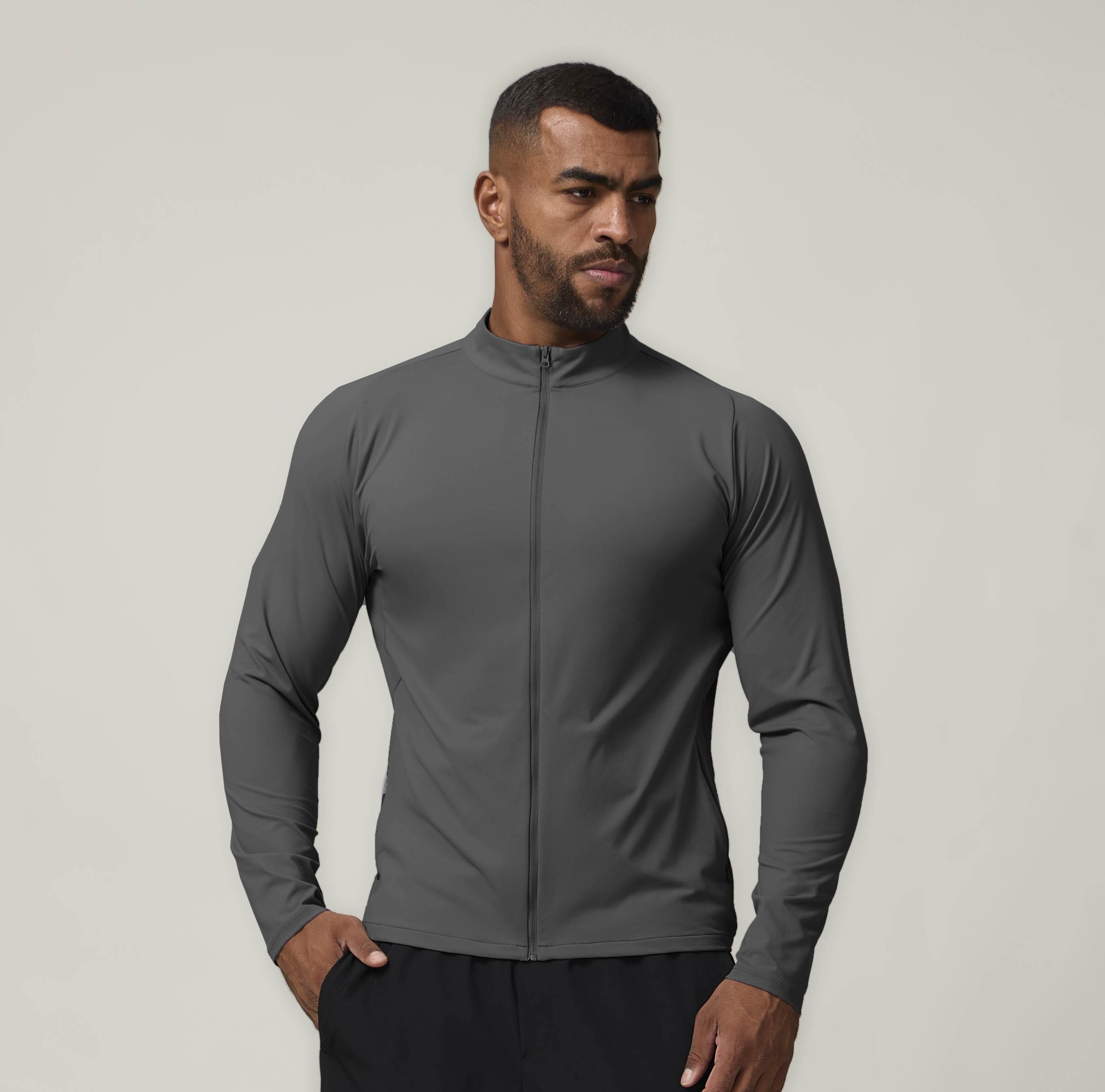 Men's Stand-Collar Sports & Fitness Jacket