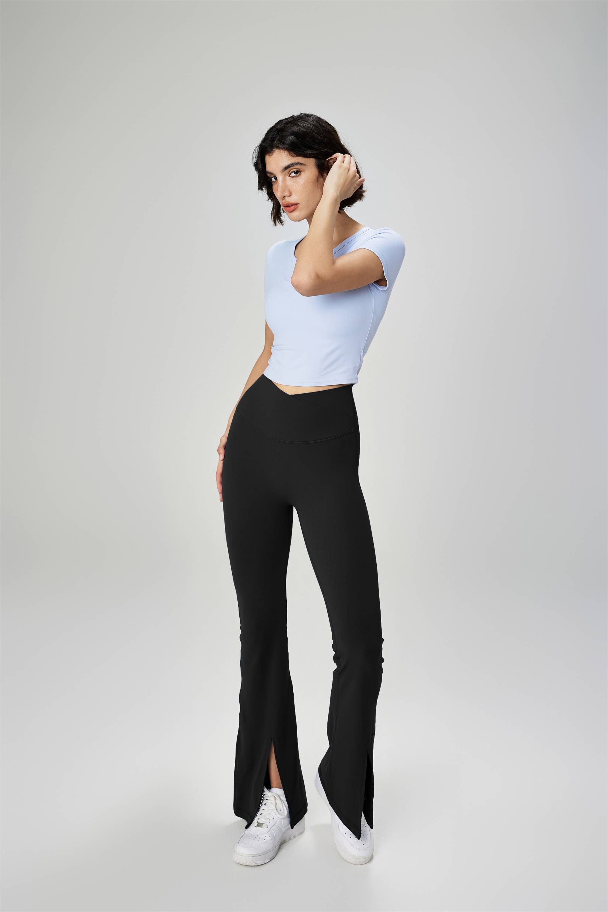 High-waisted Flare Leggings