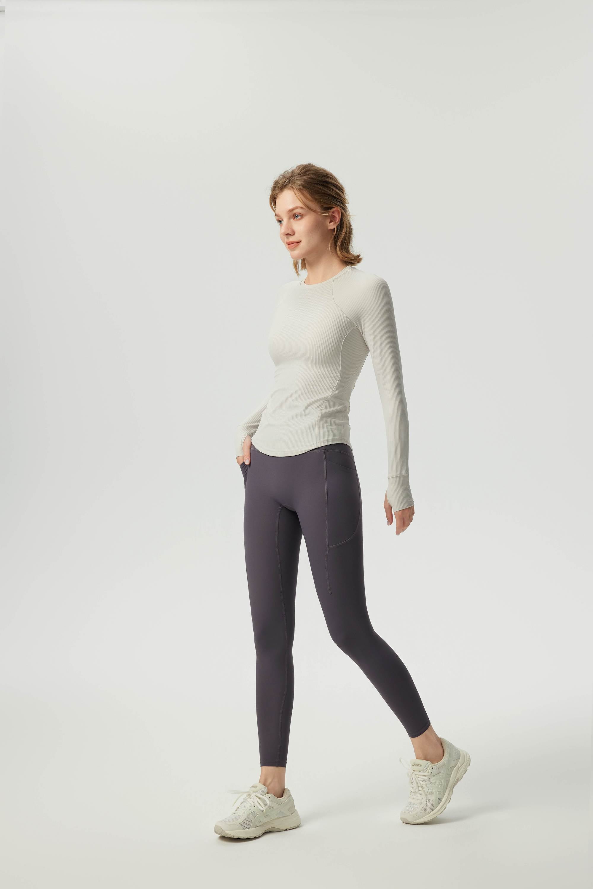 Slim-Fit Long Sleeve Running Top