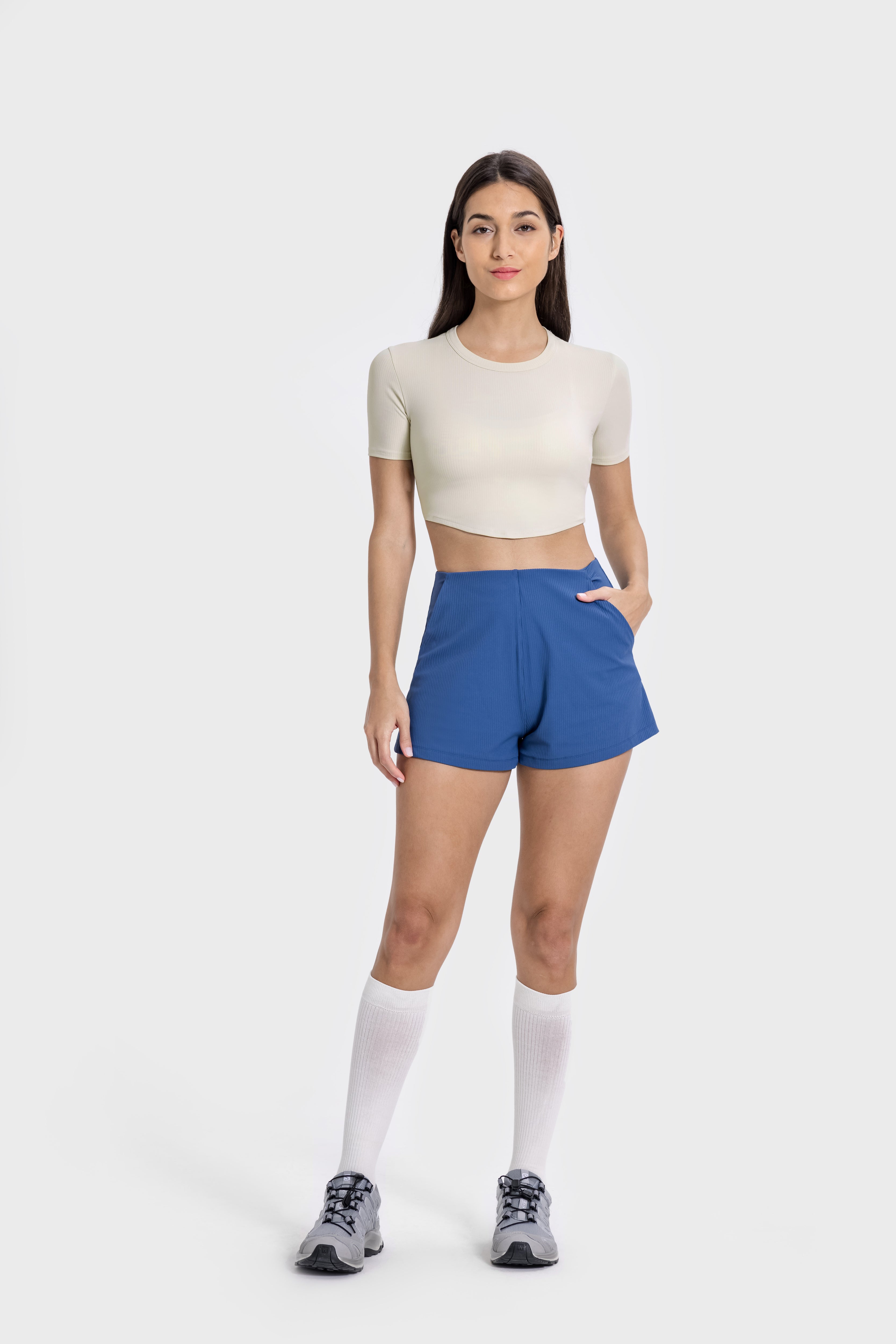 Short Sleeve Slim Fit Crop Top