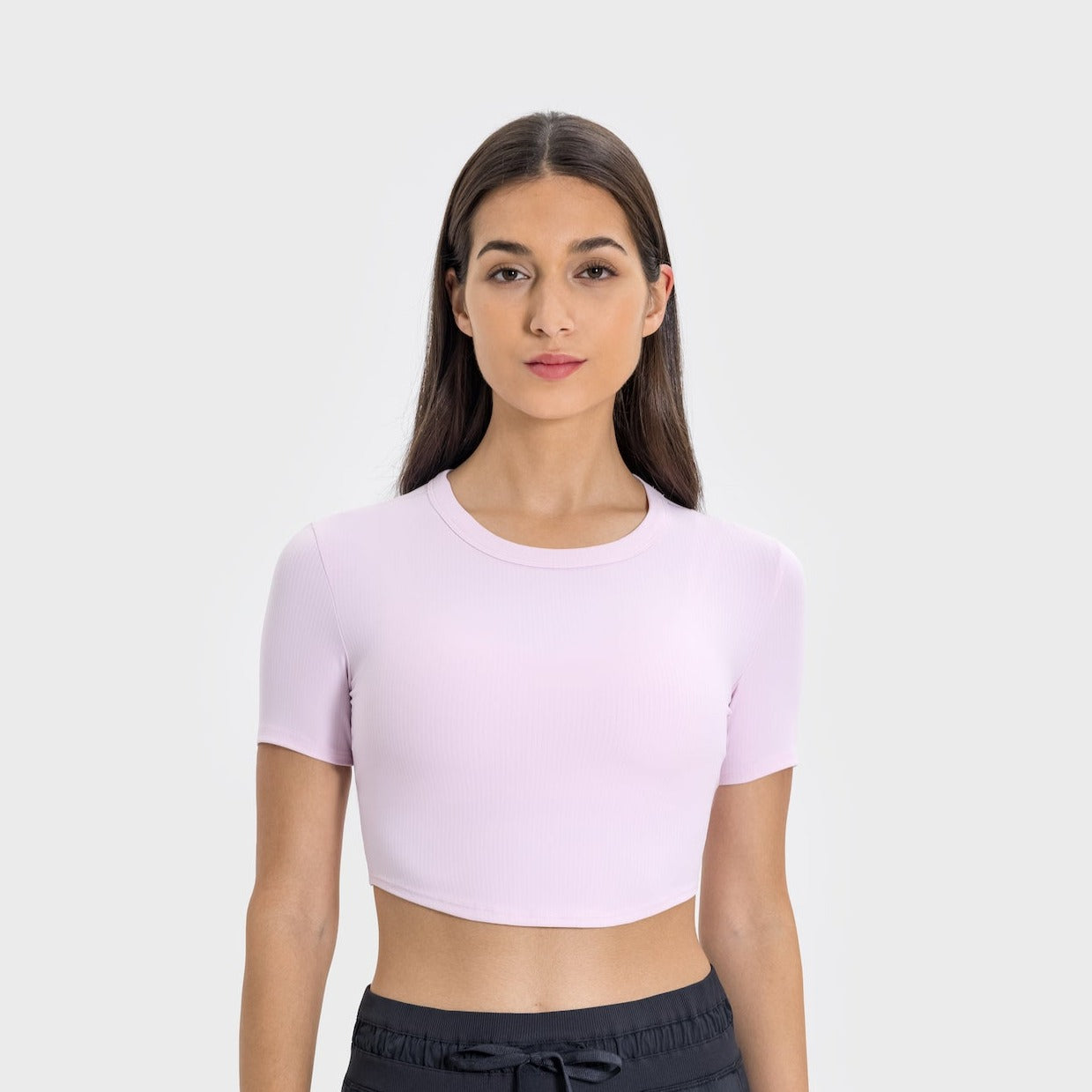 Short Sleeve Slim Fit Crop Top