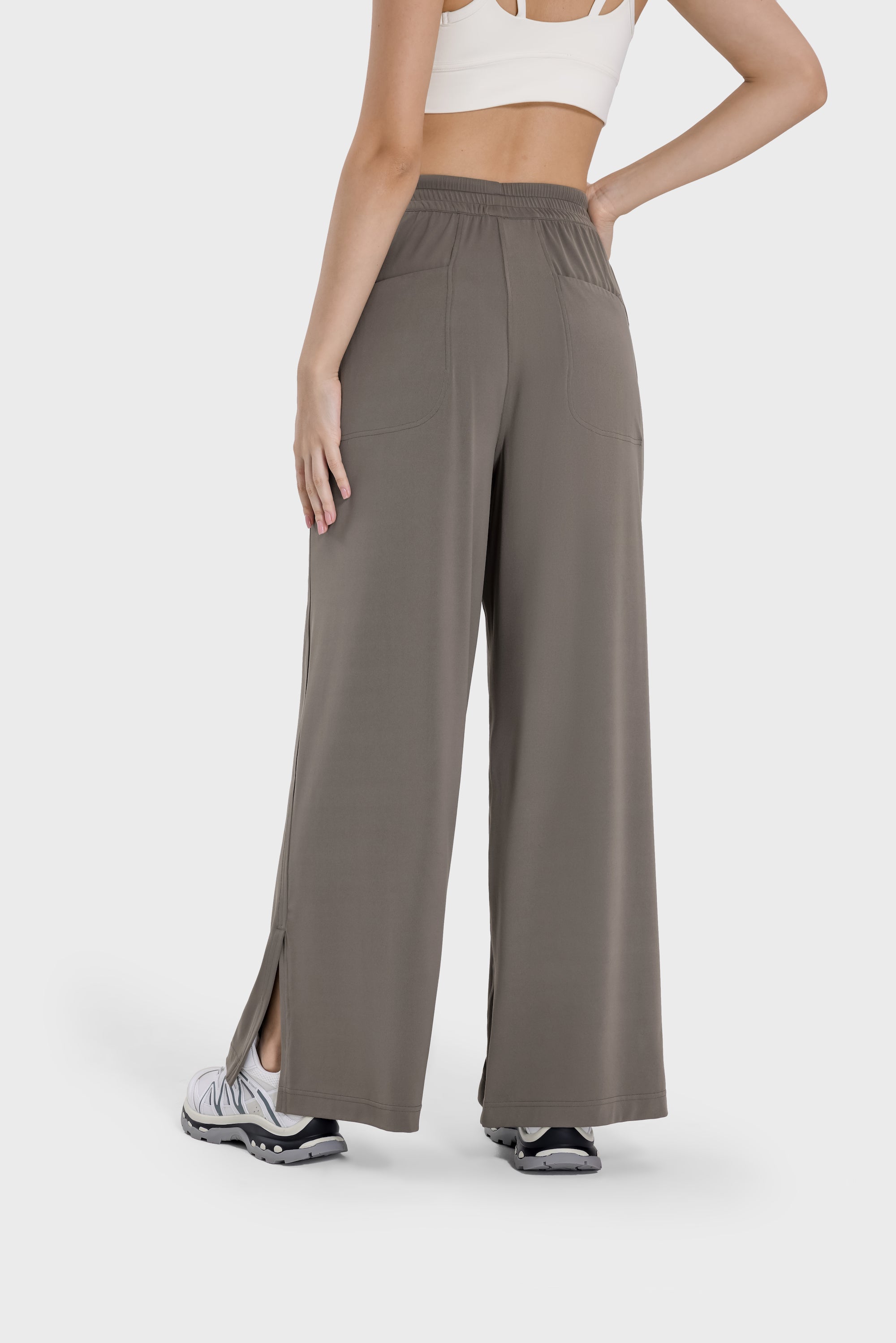 Drapey Straight-Leg Pants