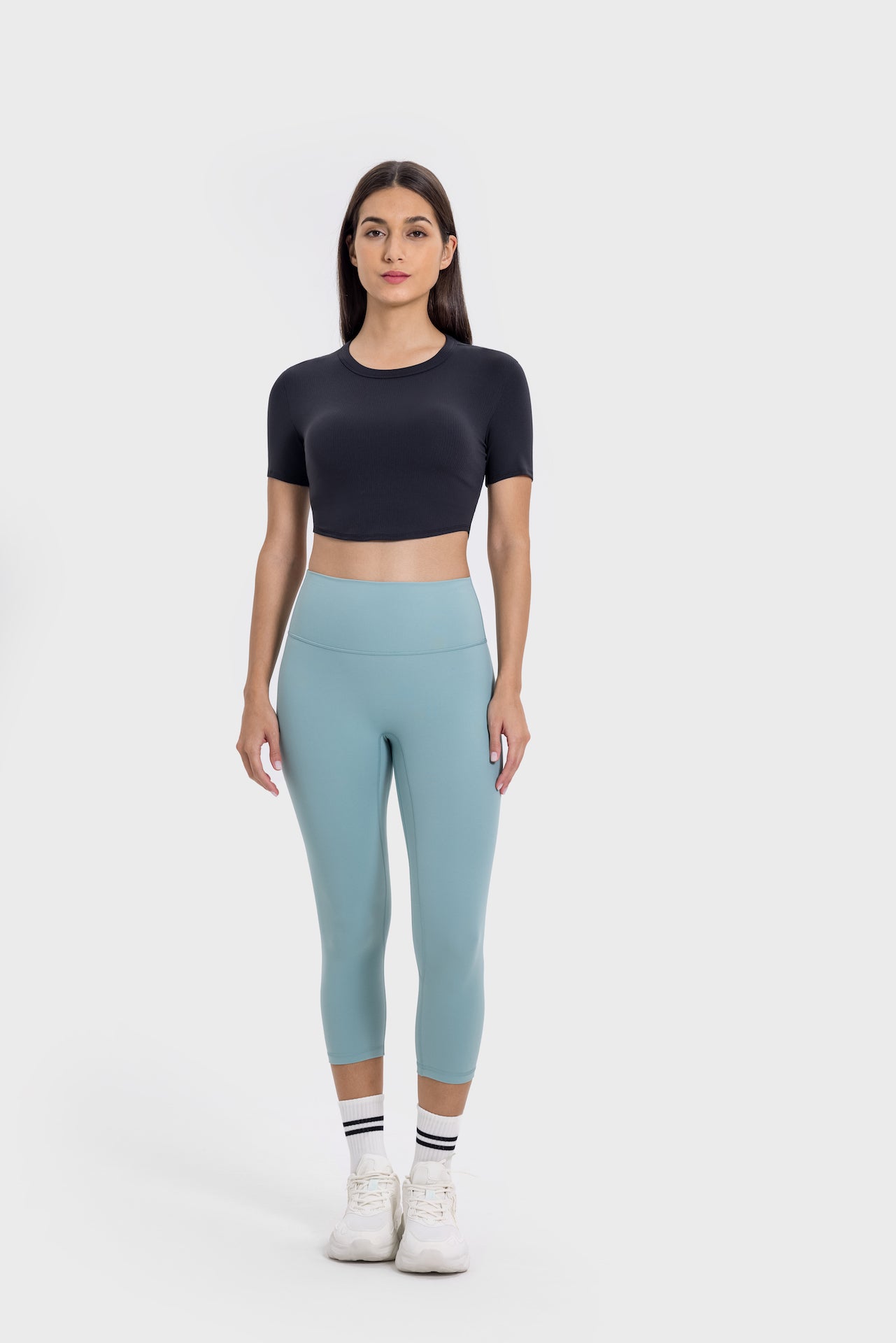 Short Sleeve Slim Fit Crop Top