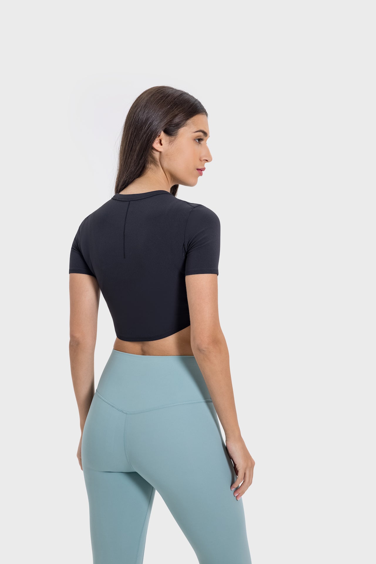 Short Sleeve Slim Fit Crop Top