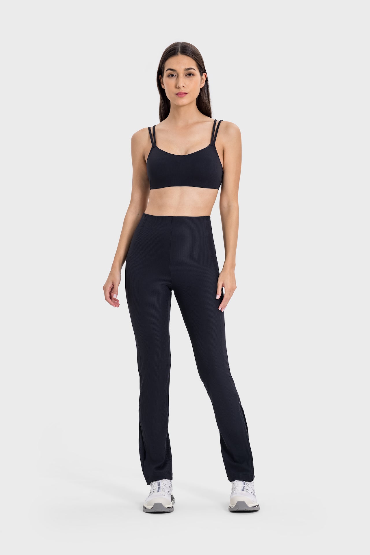 High-Waisted Hip-Lifting Slim Flare Pants