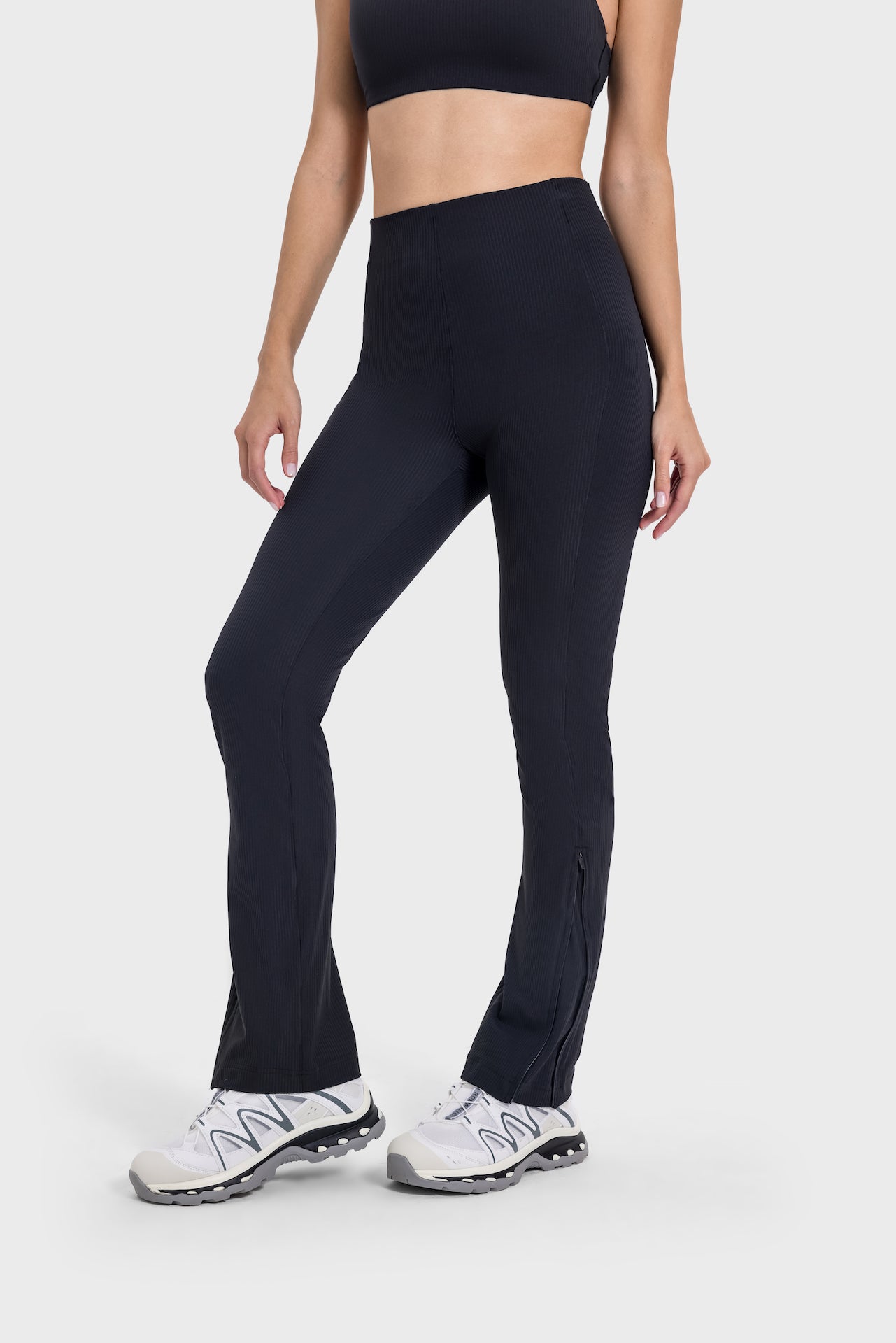 High-Waisted Hip-Lifting Slim Flare Pants