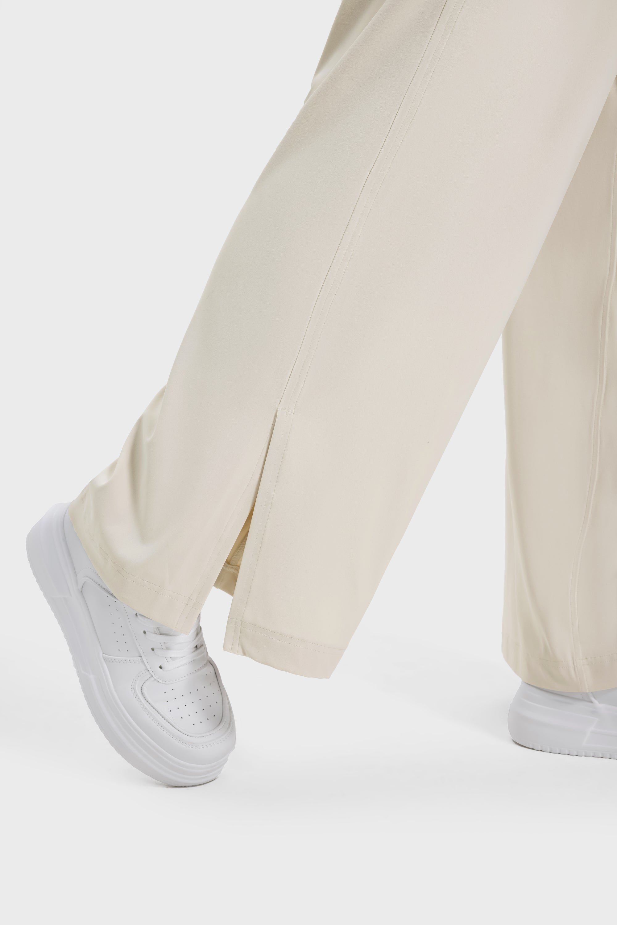 Drapey Straight-Leg Pants