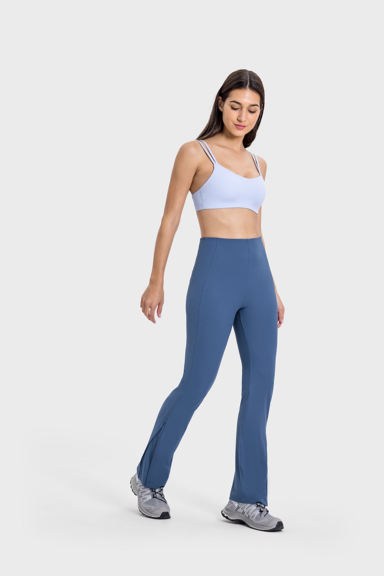 High-Waisted Hip-Lifting Slim Flare Pants