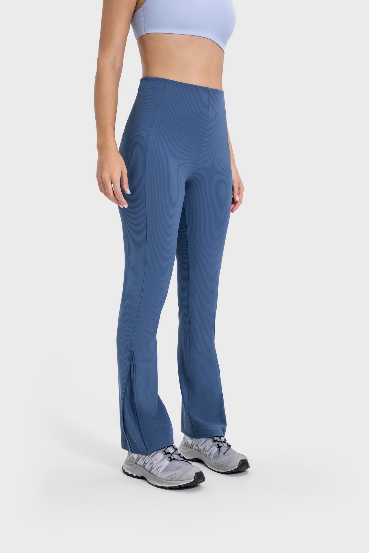 High-Waisted Hip-Lifting Slim Flare Pants