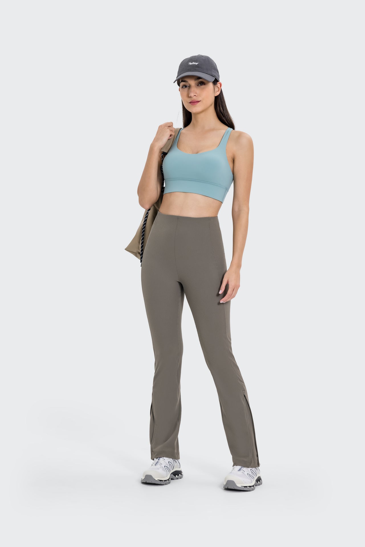 High-Waisted Hip-Lifting Slim Flare Pants