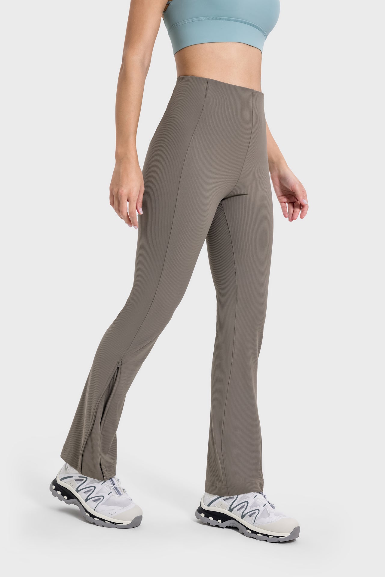 High-Waisted Hip-Lifting Slim Flare Pants