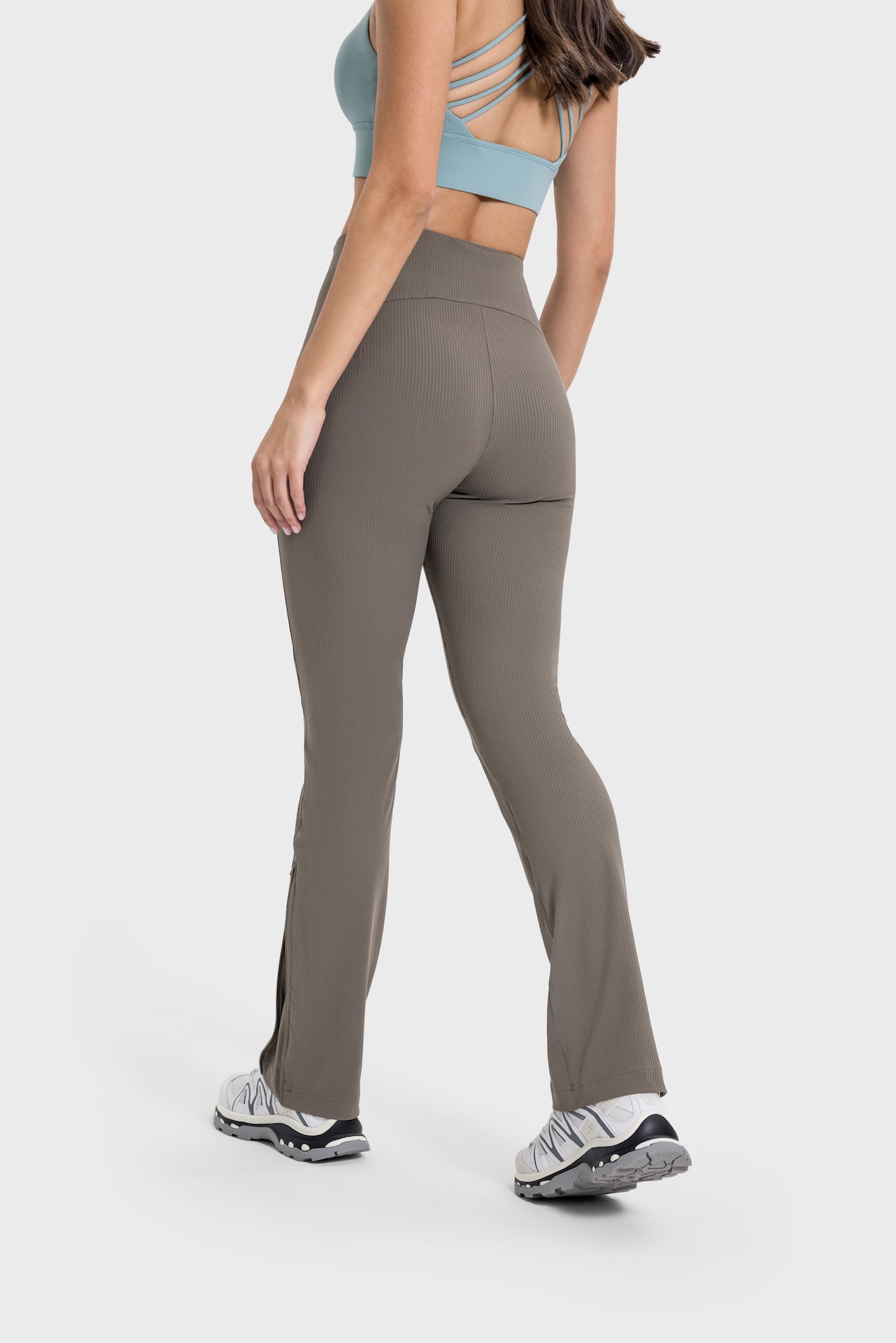 High-Waisted Hip-Lifting Slim Flare Pants