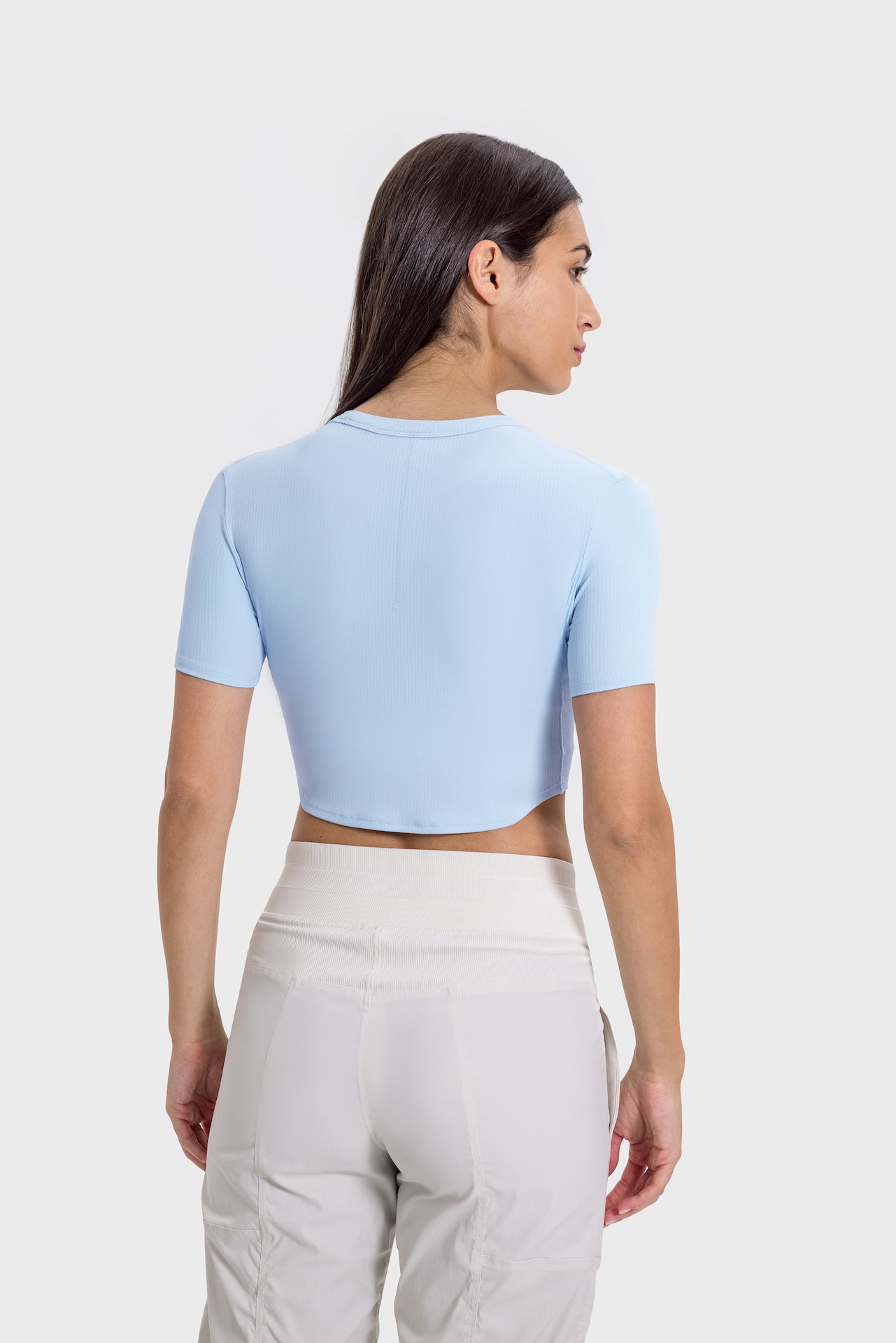 Short Sleeve Slim Fit Crop Top