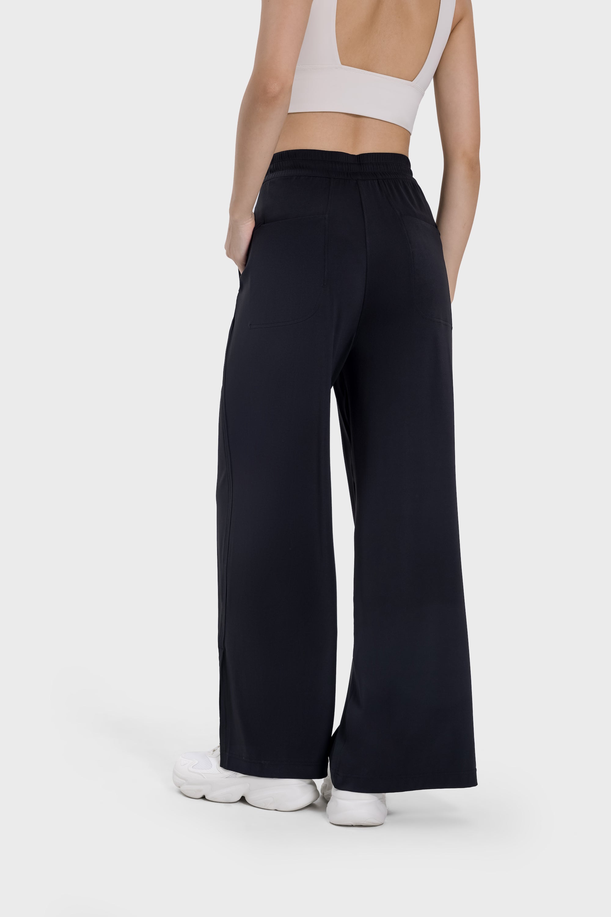 Drapey Straight-Leg Pants