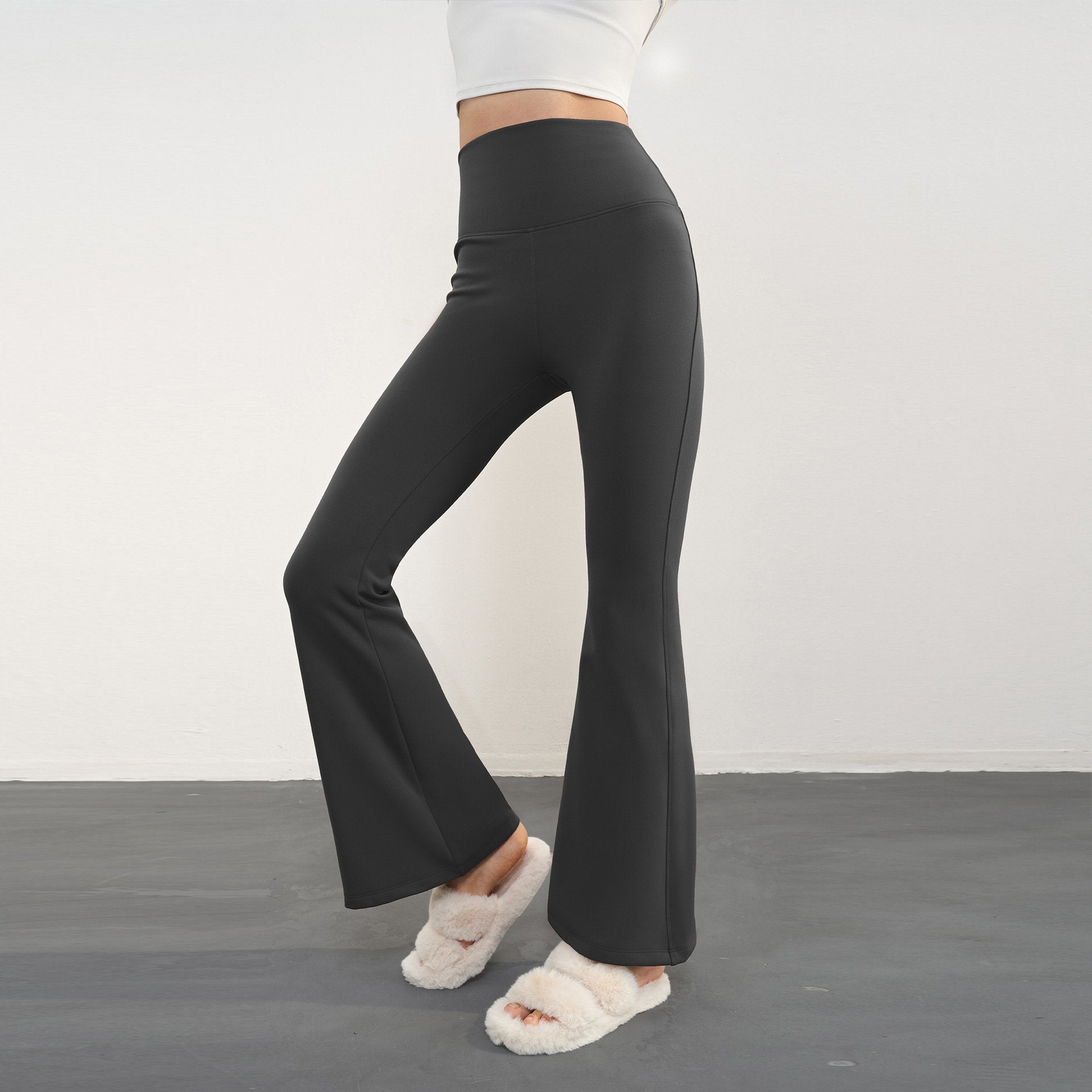 Fleece-Lined Flare Leggings