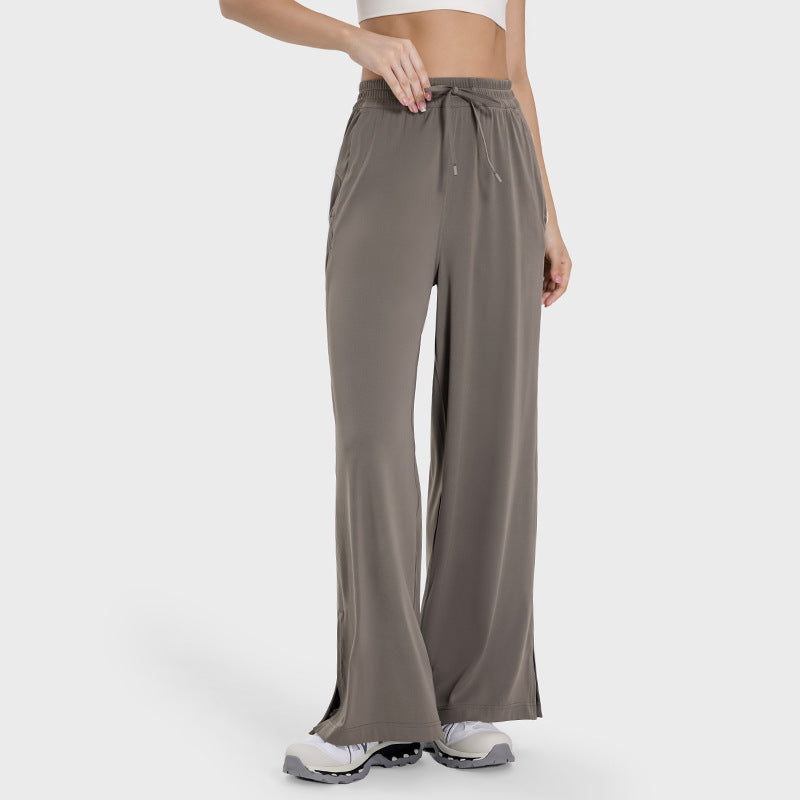 Drapey Straight-Leg Pants