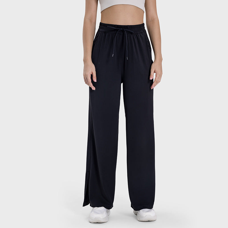 Drapey Straight-Leg Pants