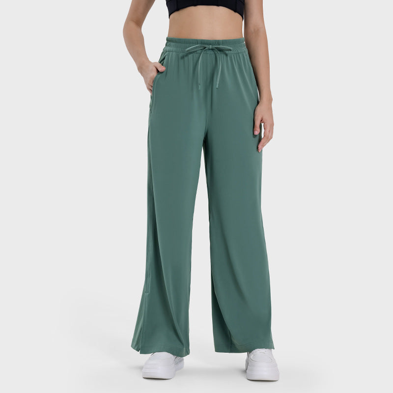 Drapey Straight-Leg Pants