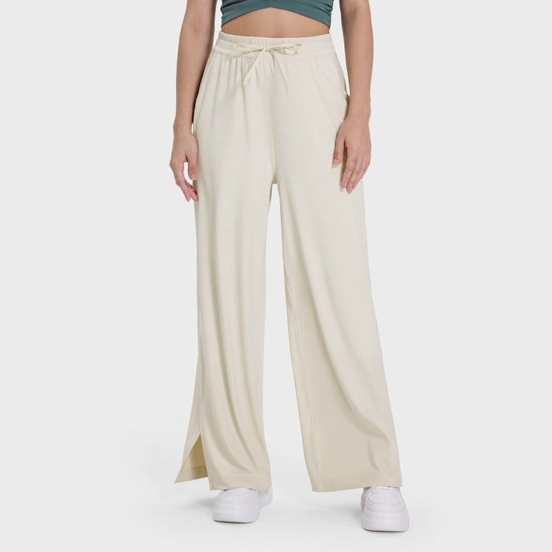 Drapey Straight-Leg Pants