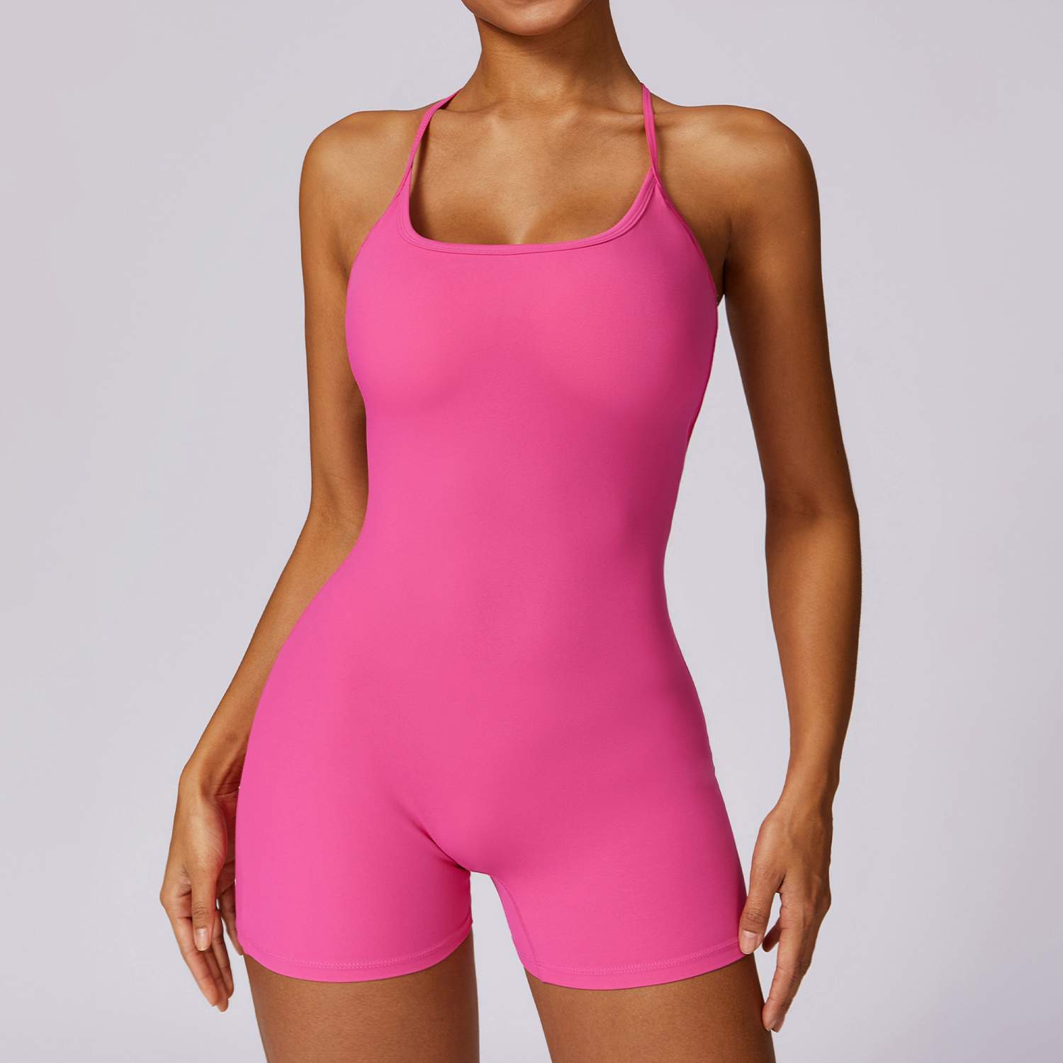 Quick-Dry Seamless Sports Bodysuit