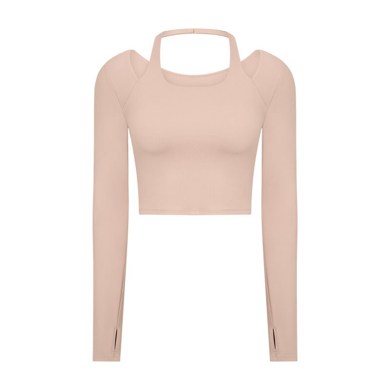 Halter Neck Yoga Long Sleeve