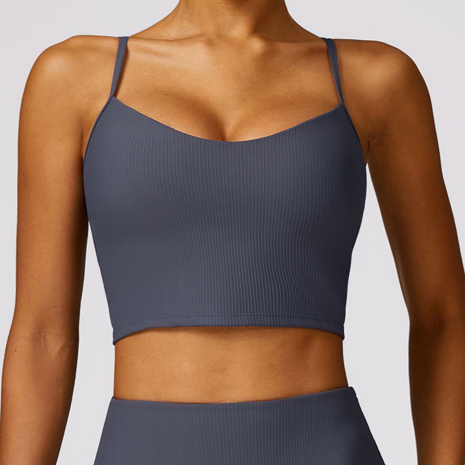 Strips Quick-Drying Sports Bra