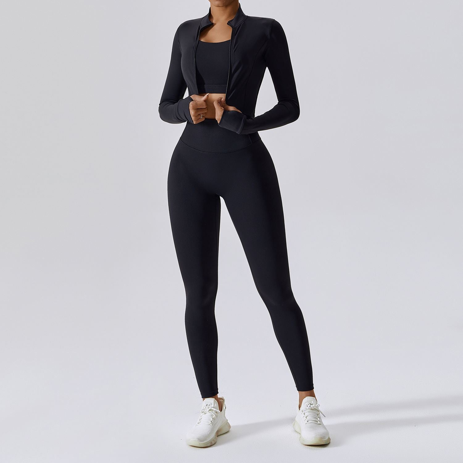 Outdoor Sports Tight Yoga Clothing Leggings Set