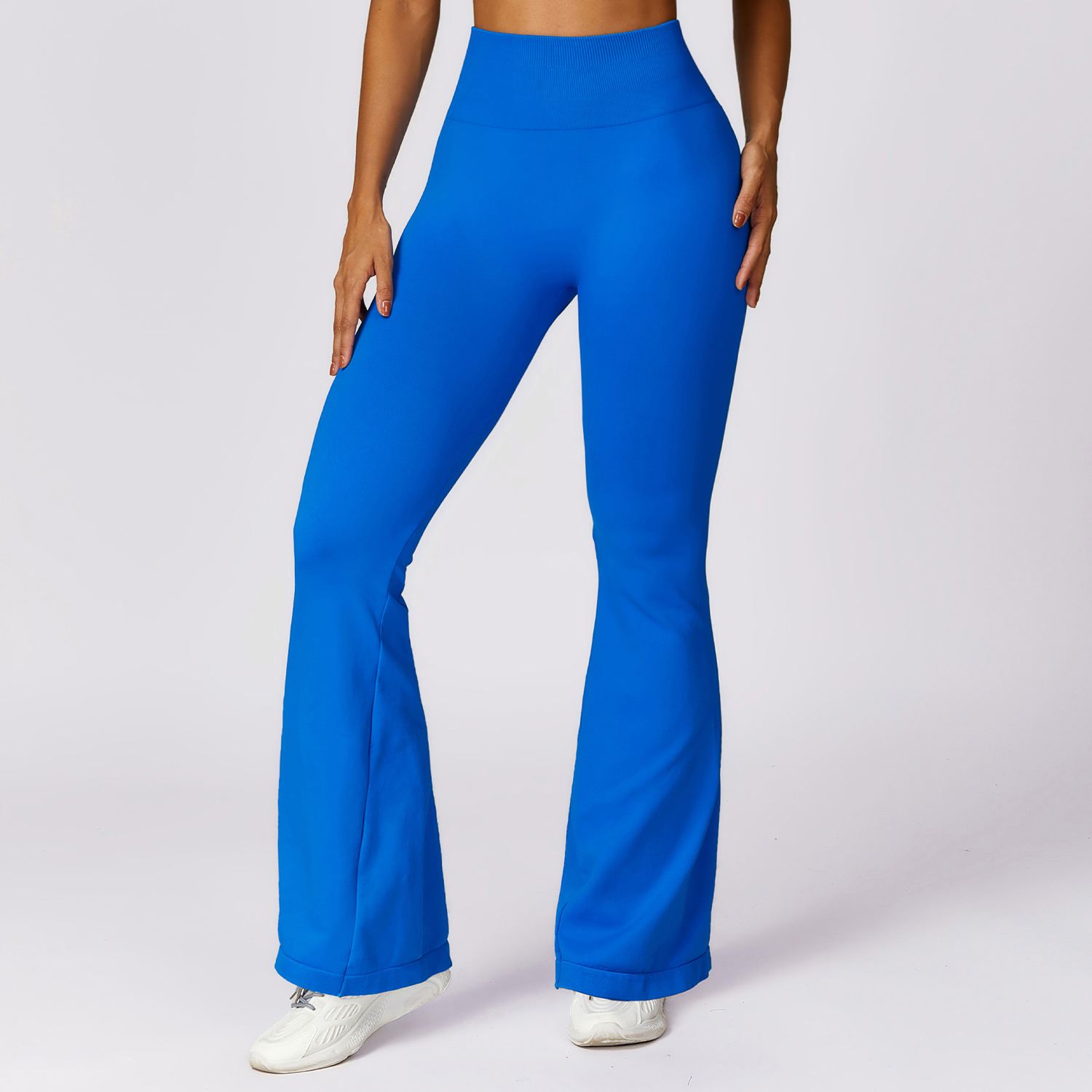 Hight-Waist Seamless Flare Leggings