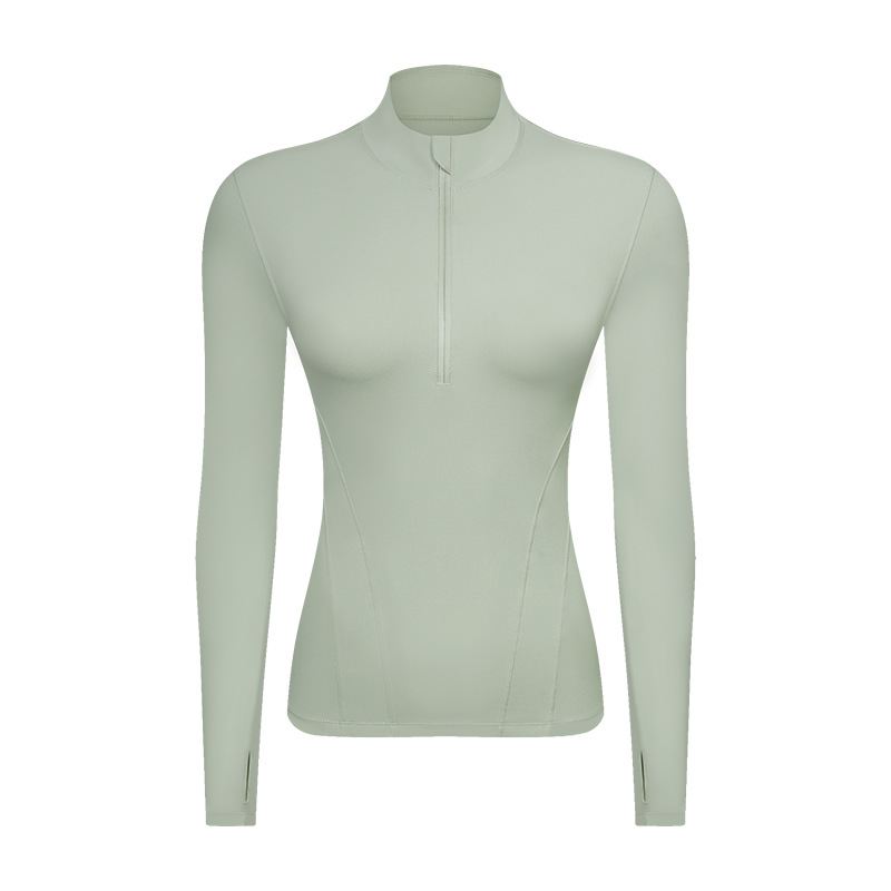 Half Zip Stand Collar Yoga Jacket