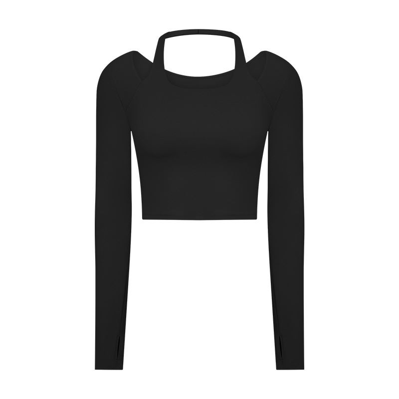 Halter Neck Yoga Long Sleeve