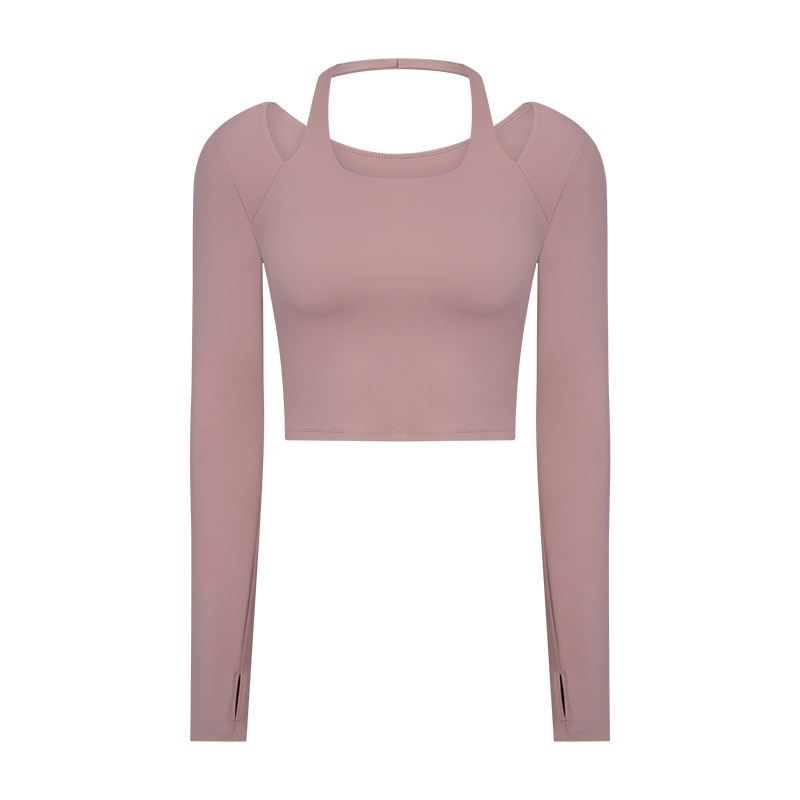 Halter Neck Yoga Long Sleeve